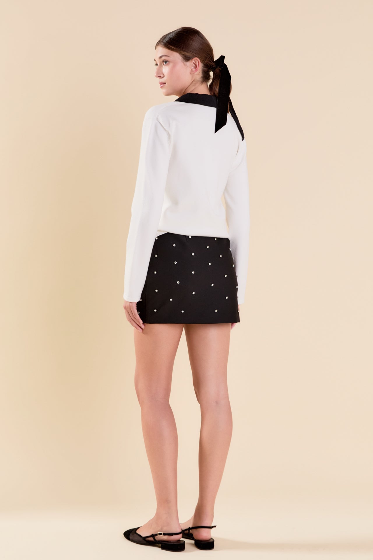 ENDLESS ROSE - Premium Embellished Skirt - SKIRTS available at Objectrare