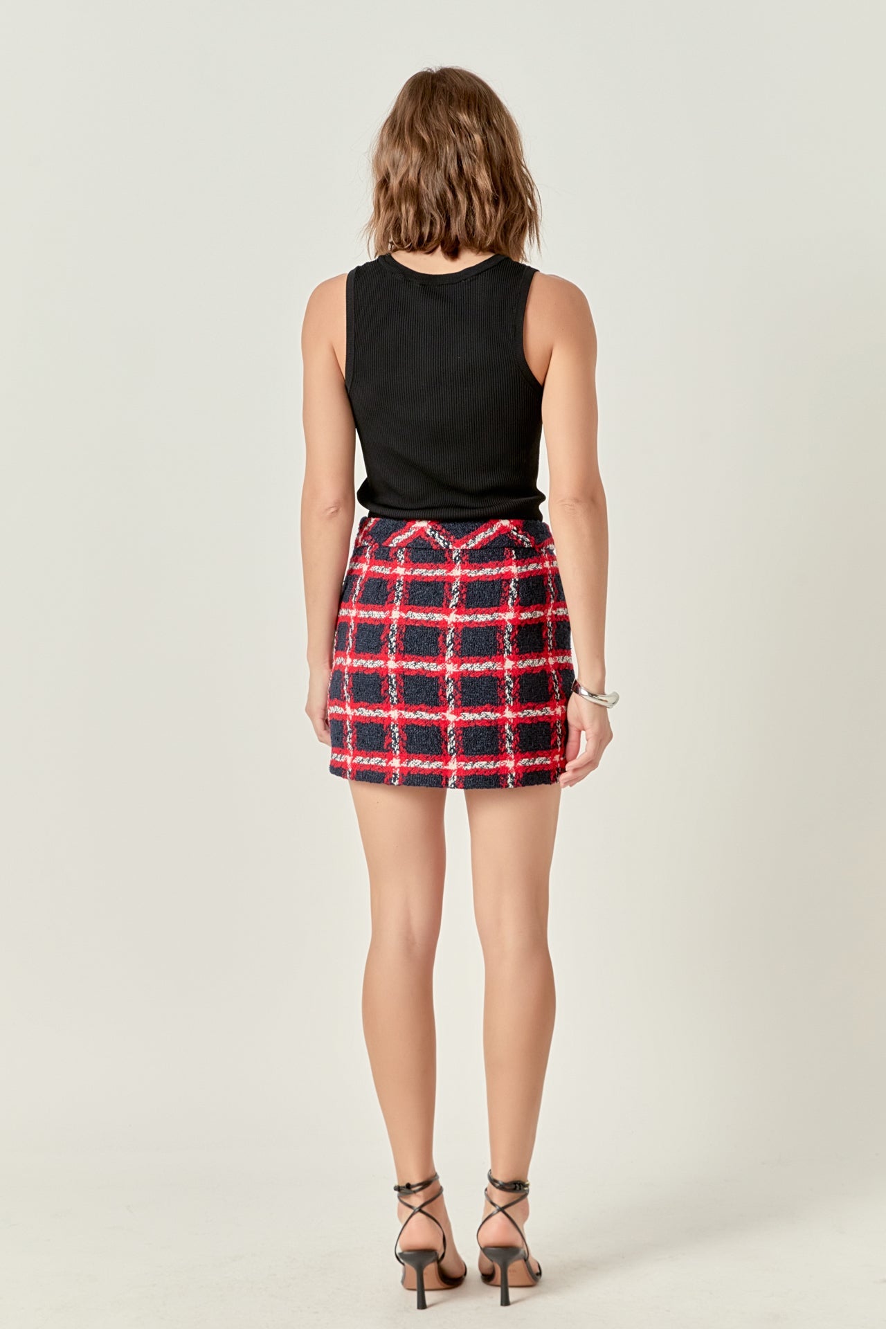 ENGLISH FACTORY - Plaid Mini Skirt - SKIRTS available at Objectrare