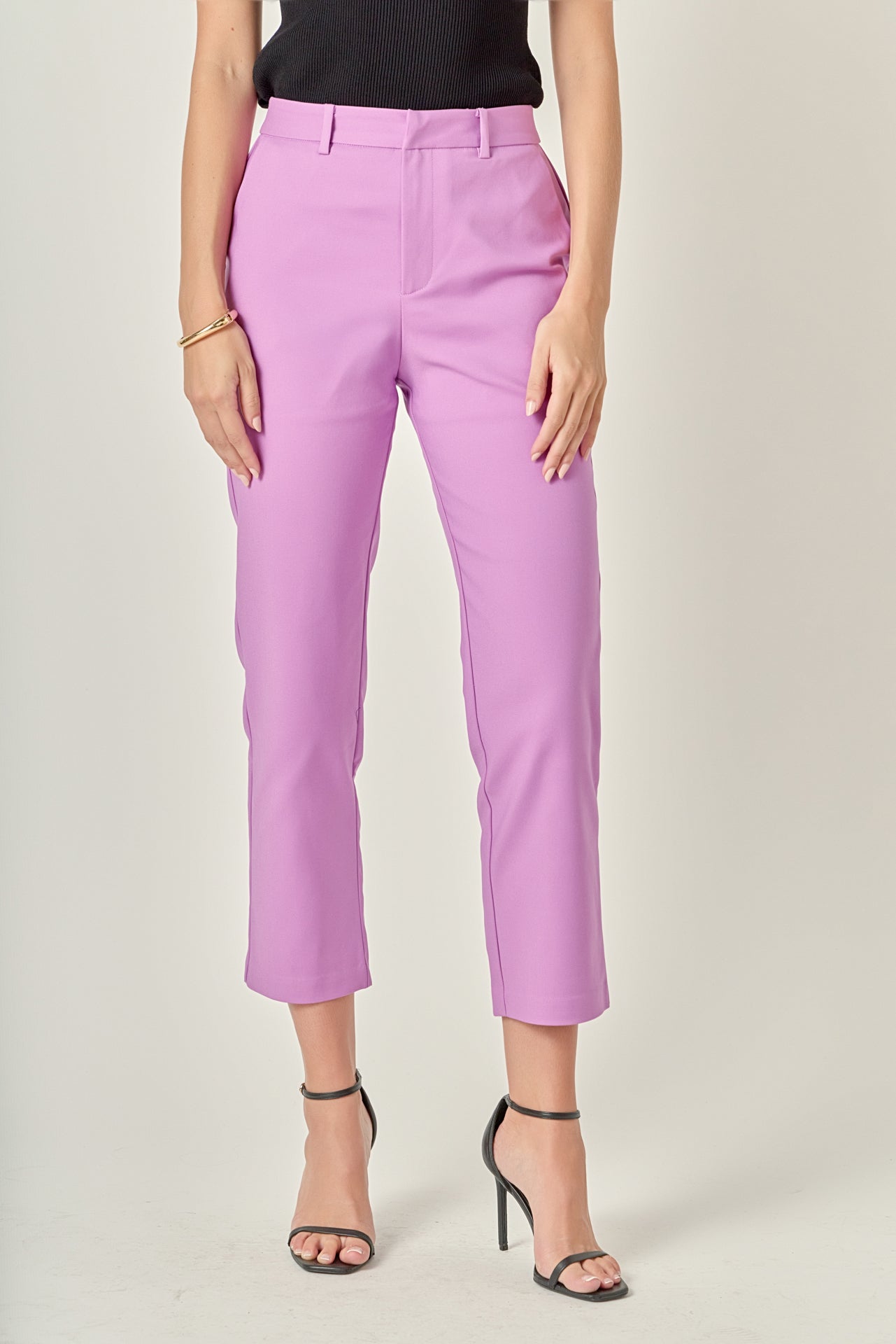 ENGLISH FACTORY - Slim Cigarette Trousers - PANTS available at Objectrare