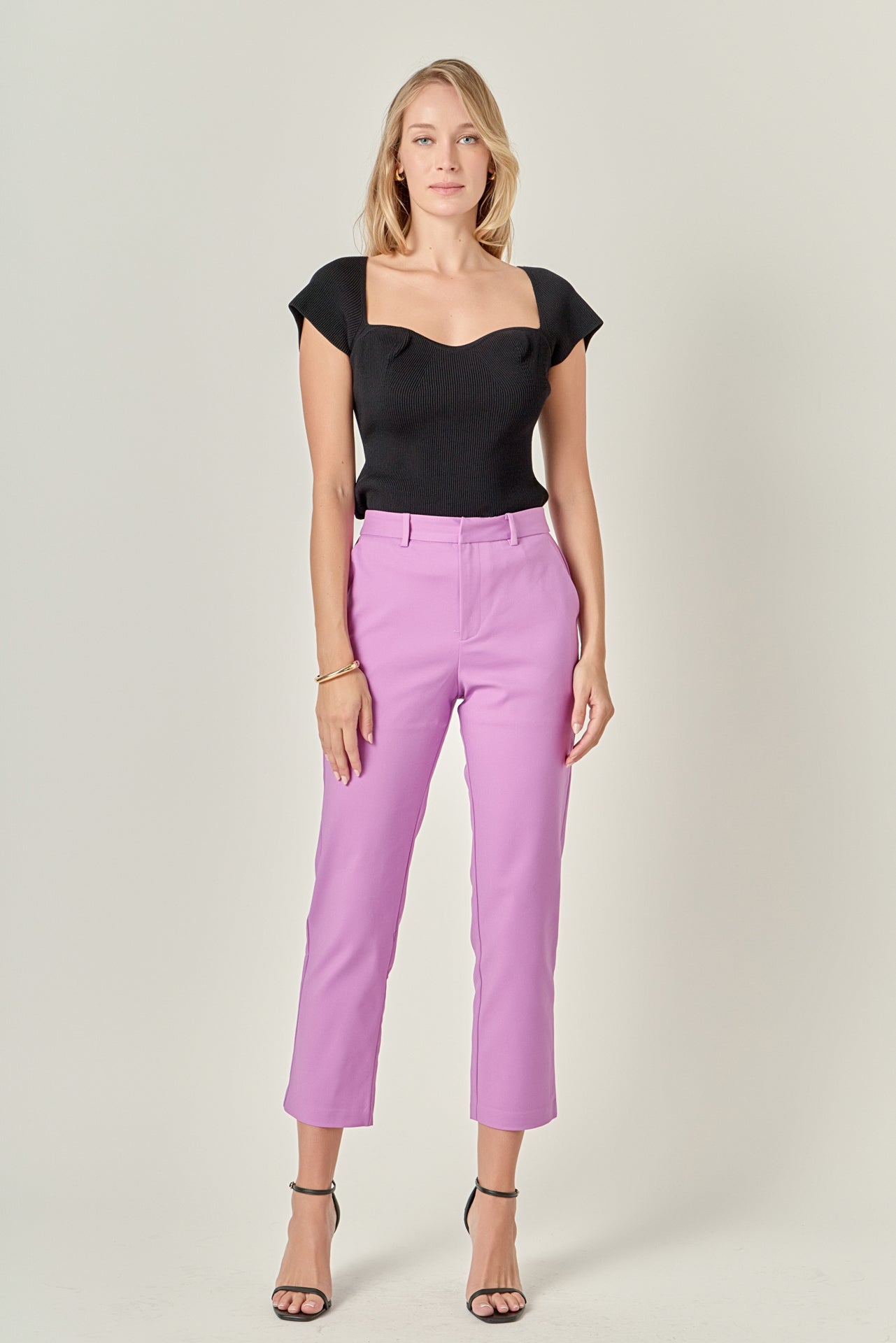 ENGLISH FACTORY - Slim Cigarette Trousers - PANTS available at Objectrare