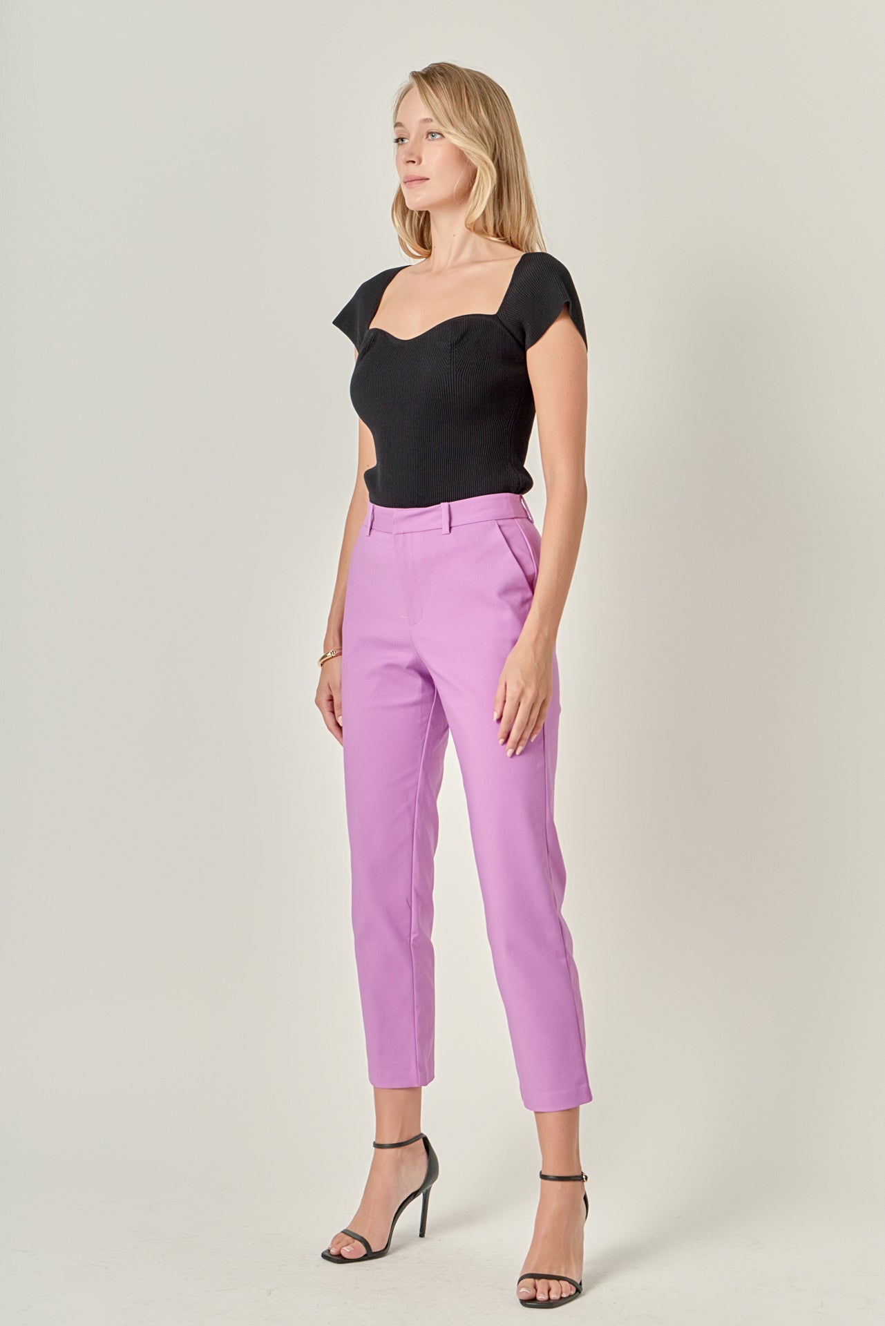 ENGLISH FACTORY - Slim Cigarette Trousers - PANTS available at Objectrare
