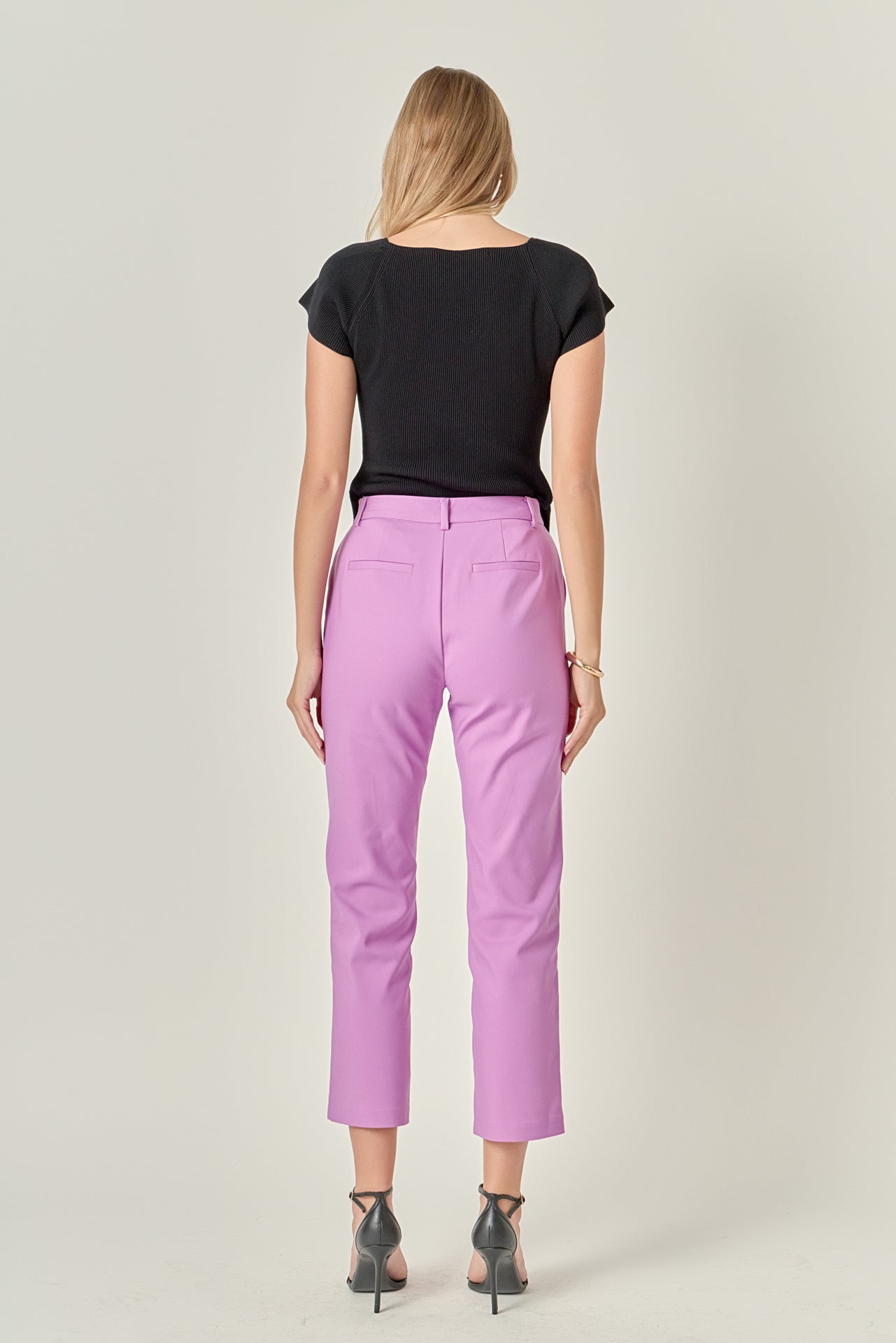 ENGLISH FACTORY - Slim Cigarette Trousers - PANTS available at Objectrare
