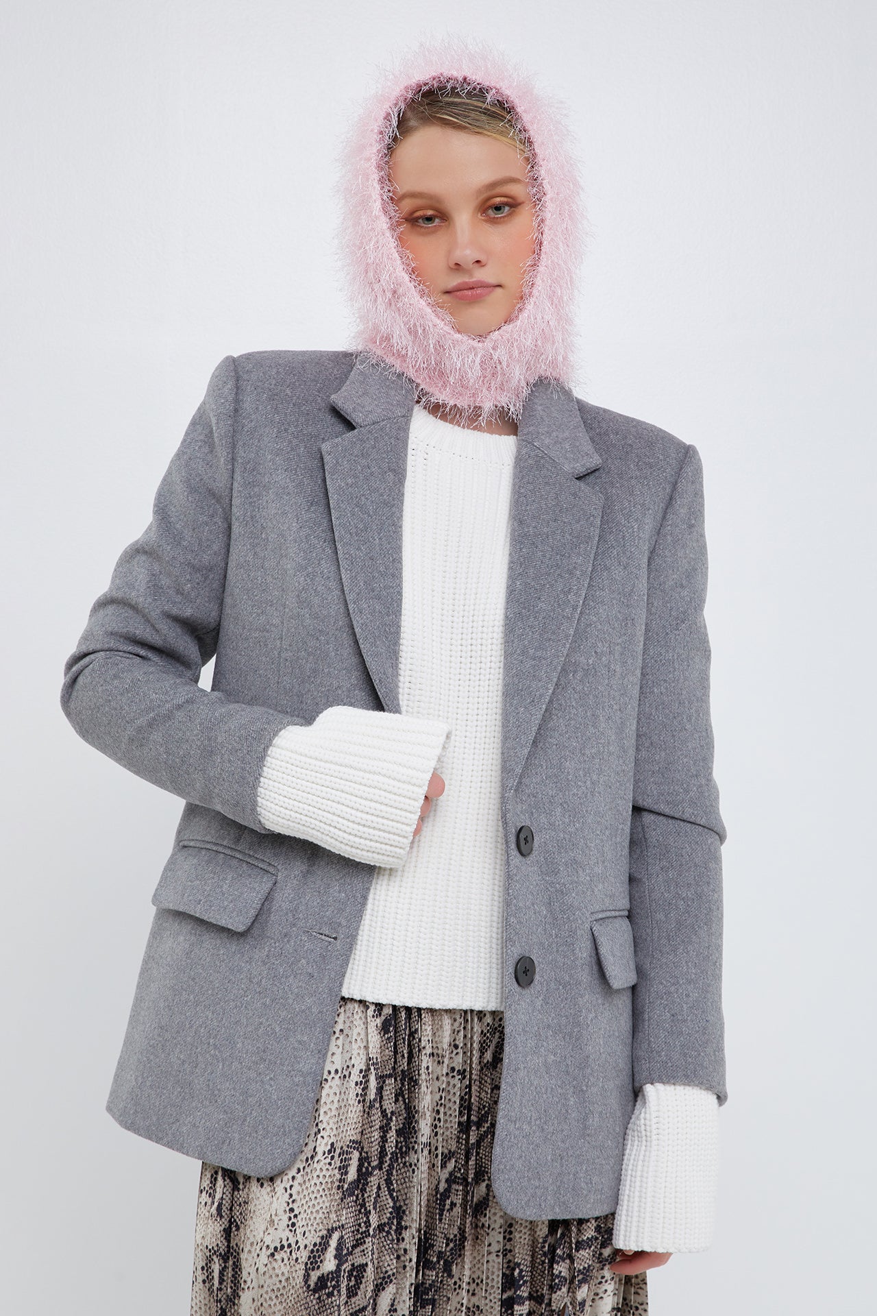 ENGLISH FACTORY - Fashionable Balaclava - ACCESSORIES available at Objectrare