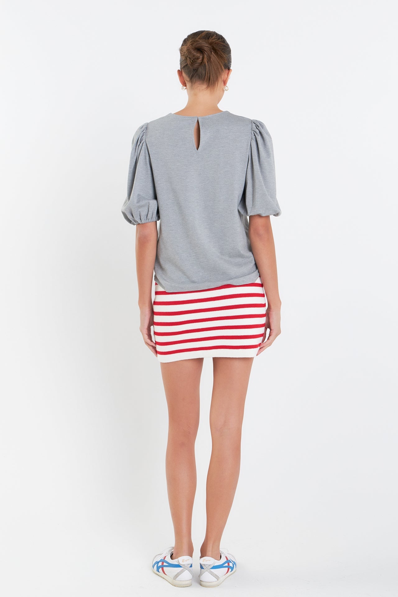 ENGLISH FACTORY - Puff Sleeve Ponte Top - TOPS available at Objectrare