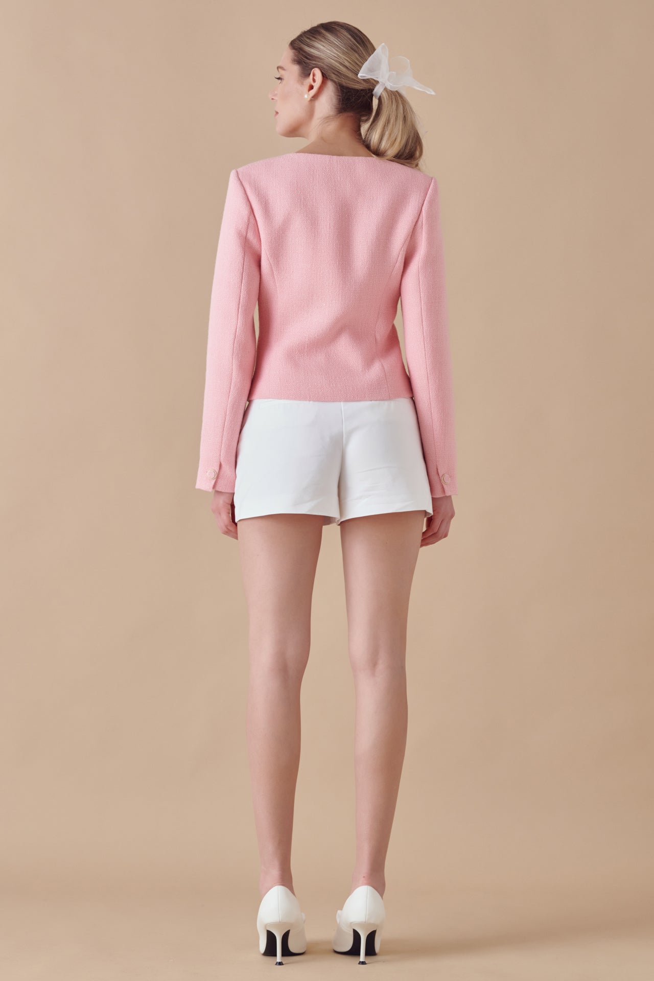 ENDLESS ROSE - Tweed Jacket - JACKETS available at Objectrare