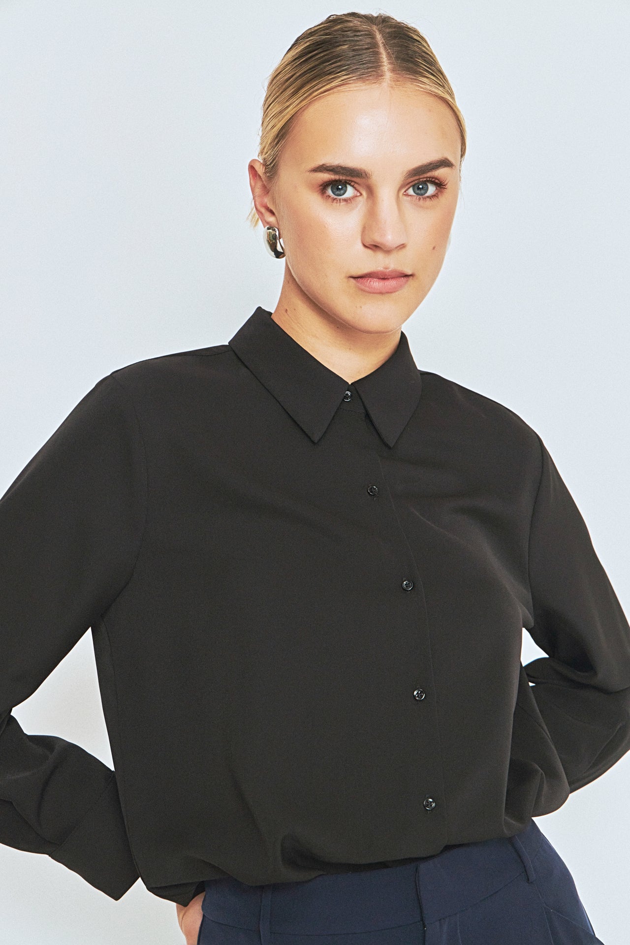 ENDLESS ROSE - Classic Dress Shirt - SHIRTS & BLOUSES available at Objectrare