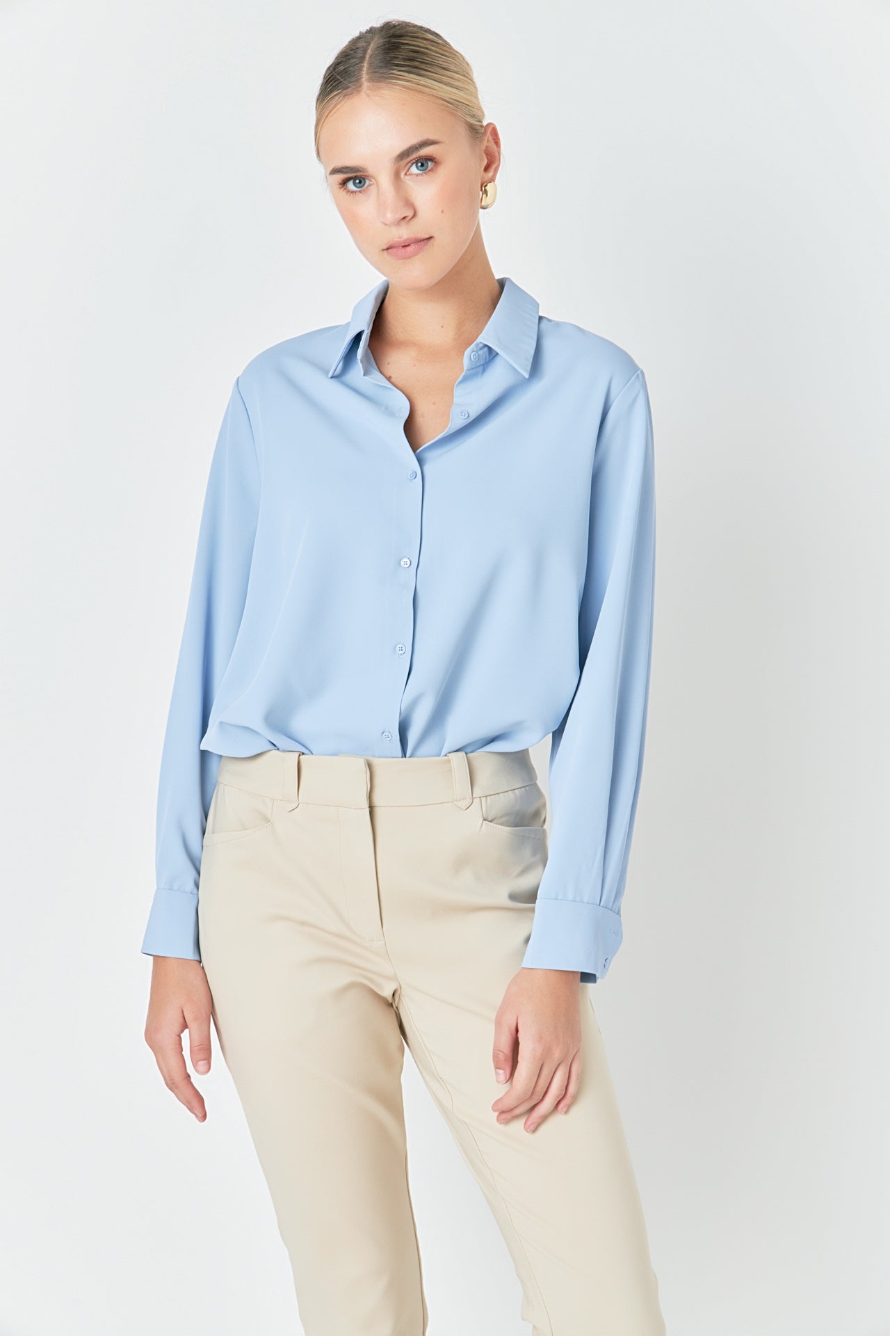 ENDLESS ROSE - Classic Dress Shirt - SHIRTS & BLOUSES available at Objectrare