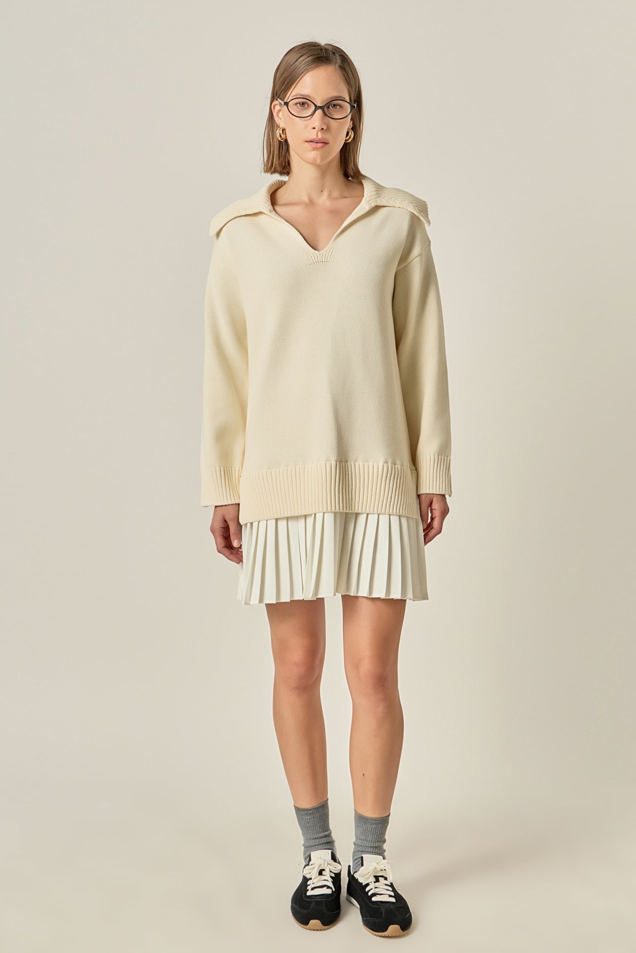 Layered Sweater Dress