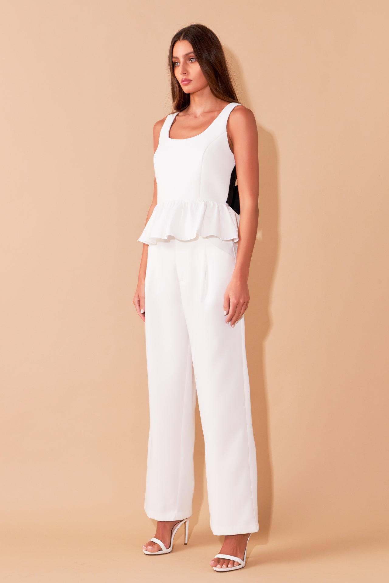 ENDLESS ROSE - Back Bow Contrast Top - TOPS available at Objectrare