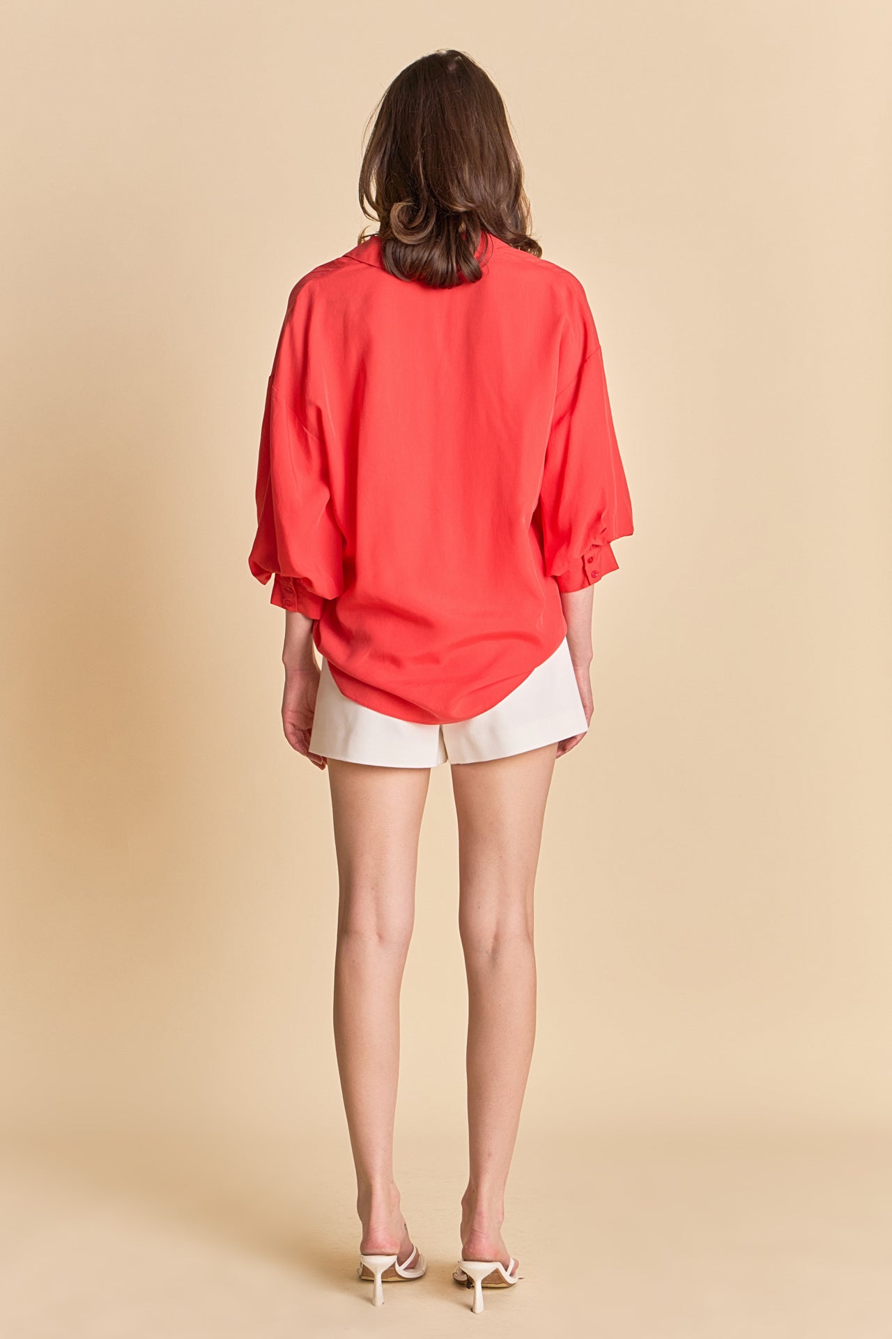 ENDLESS ROSE - Button-Up Collared Shirt - TOPS available at Objectrare