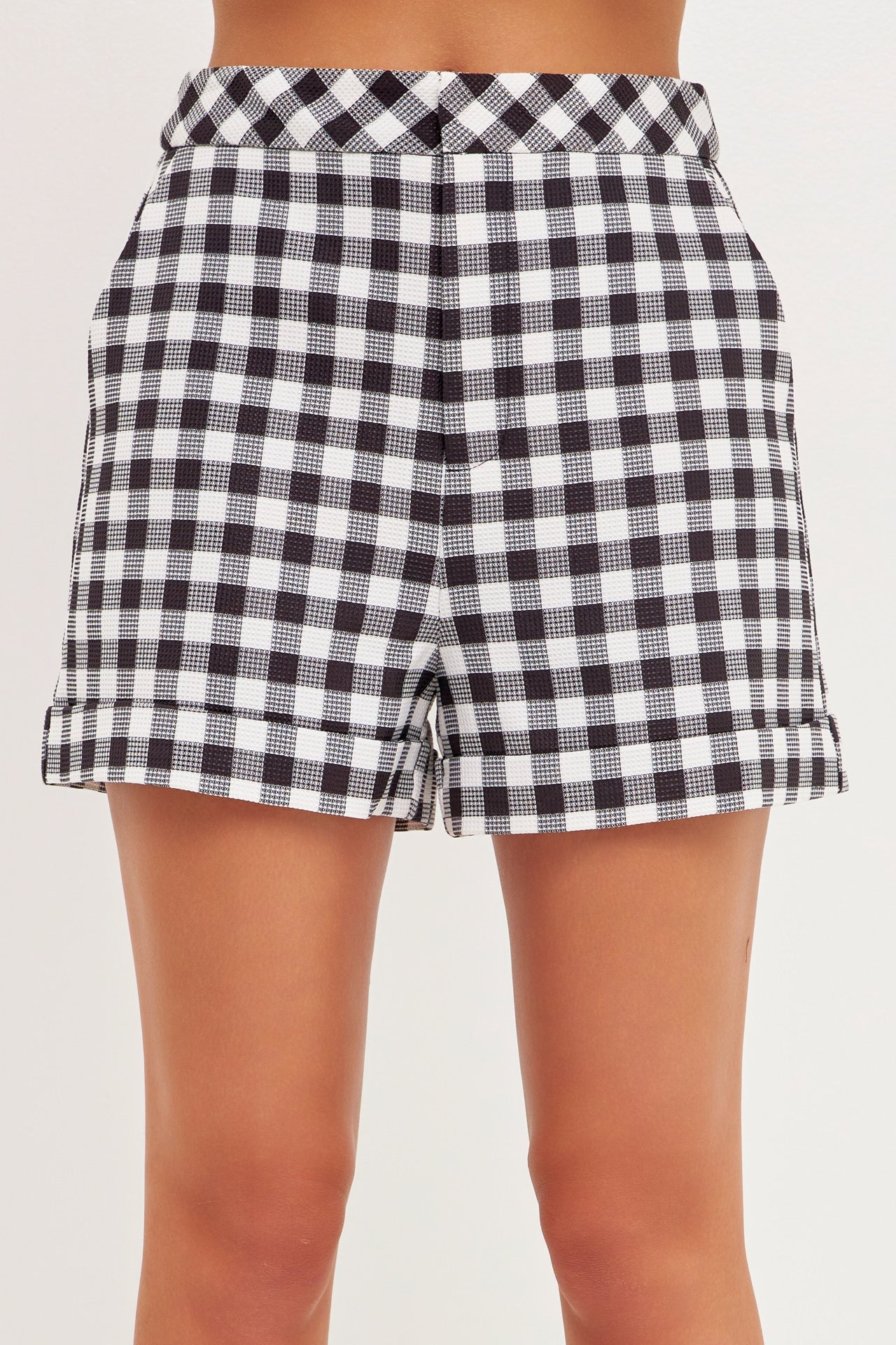 ENGLISH FACTORY - Gingham Shorts - SHORTS available at Objectrare