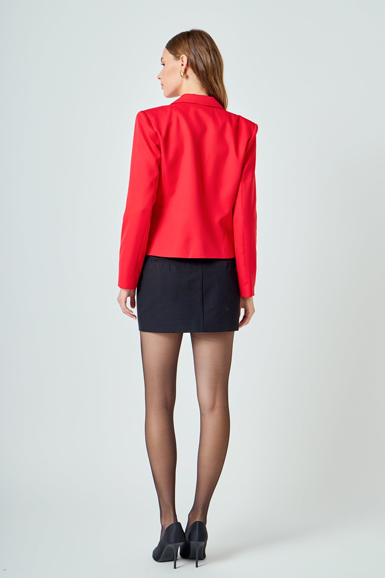 ENDLESS ROSE - Bow Contrast Blazer - BLAZERS available at Objectrare