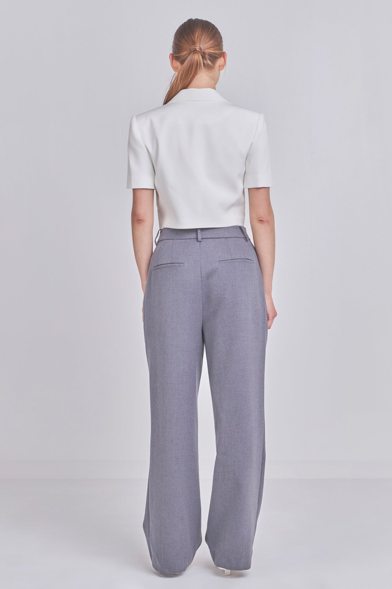 ENDLESS ROSE - Cropped Short Sleeve Blazer - BLAZERS available at Objectrare