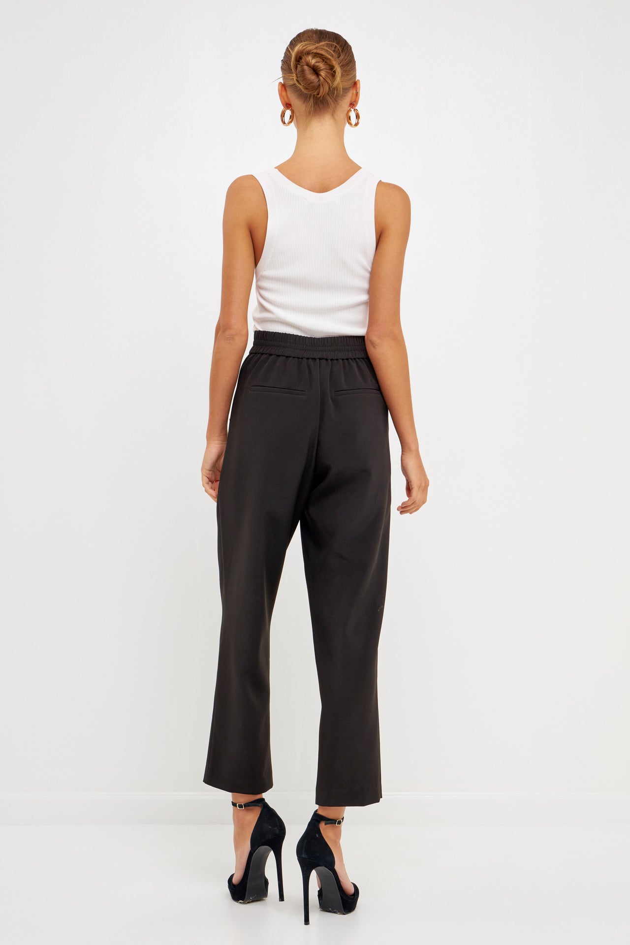 ENDLESS ROSE - High Waisted Buttoned Trousers - PANTS available at Objectrare