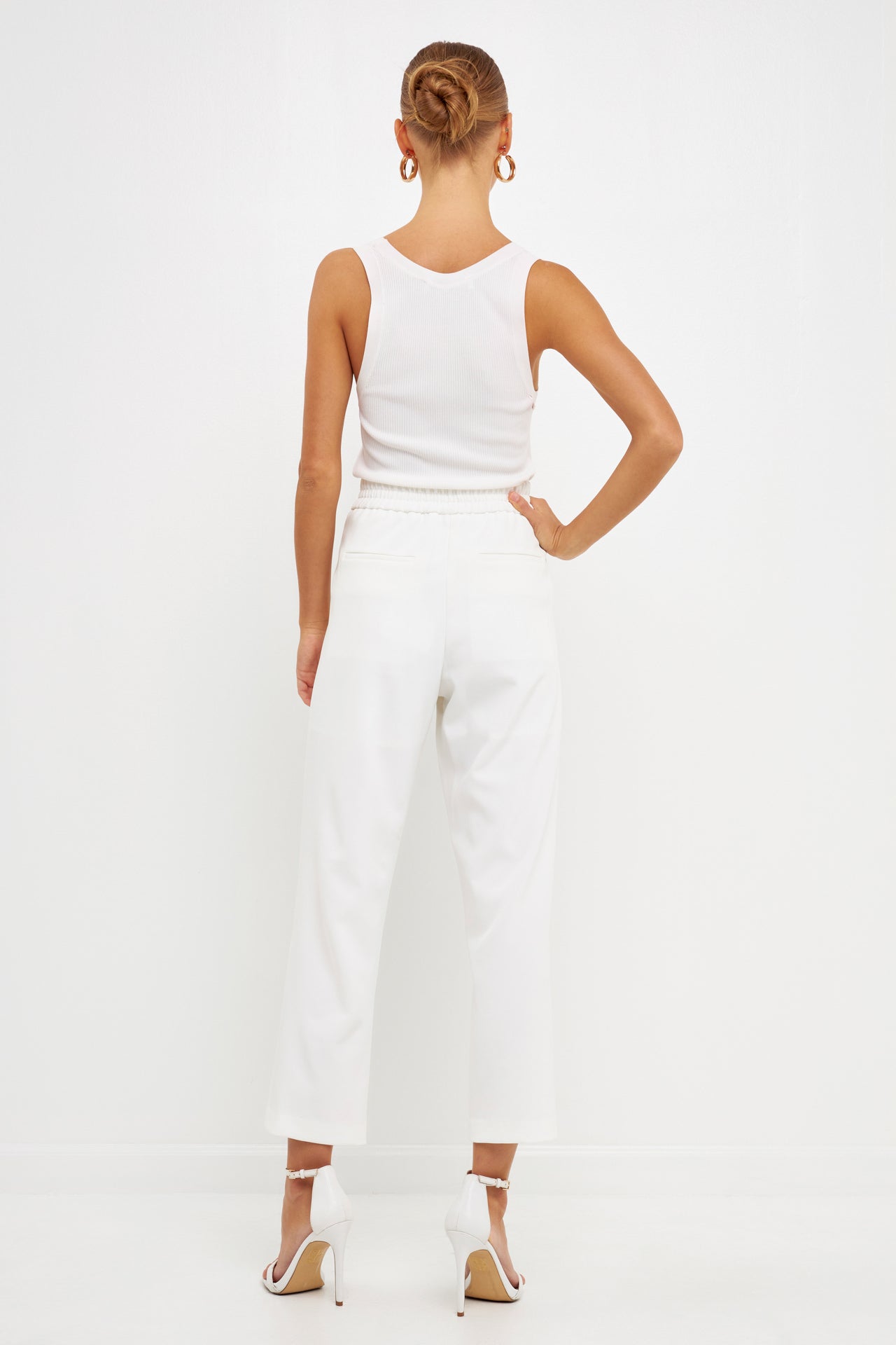 ENDLESS ROSE - High Waisted Buttoned Trousers - PANTS available at Objectrare