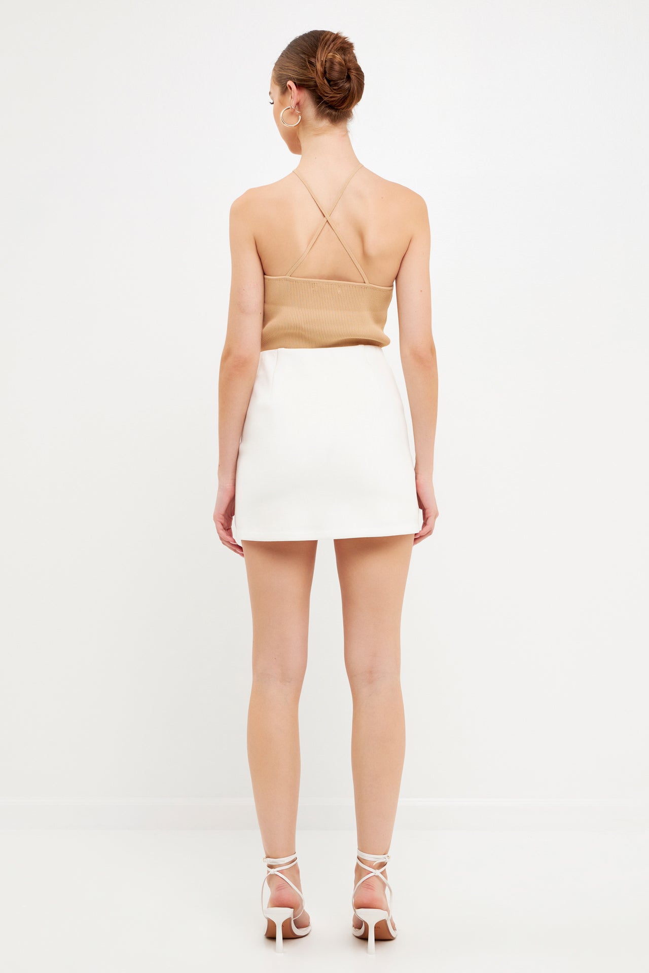 GREY LAB - Stretch Mini Skort - SKORTS available at Objectrare