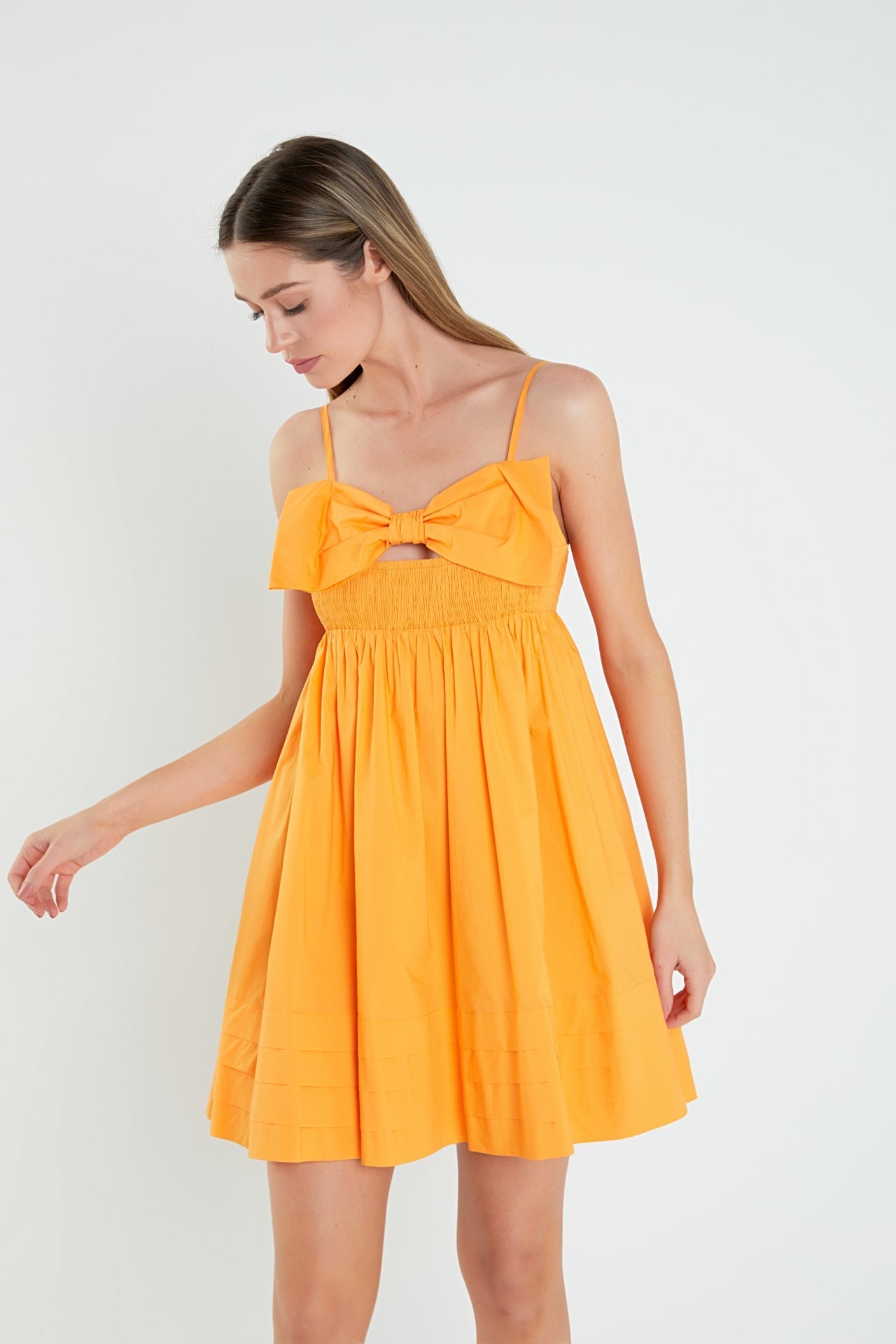 ENGLISH FACTORY - Bow Mini Dress - DRESSES available at Objectrare