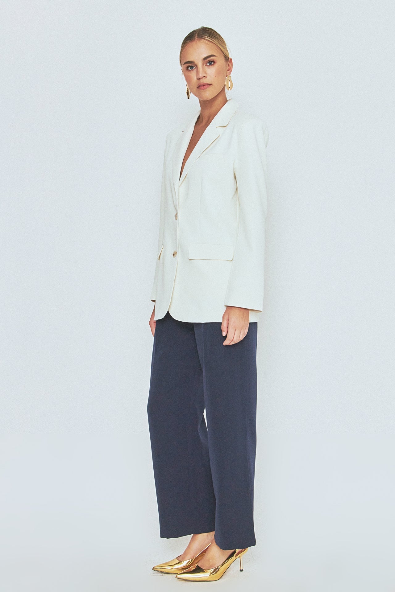 ENDLESS ROSE - Buttery Two Button Blazer - BLAZERS available at Objectrare