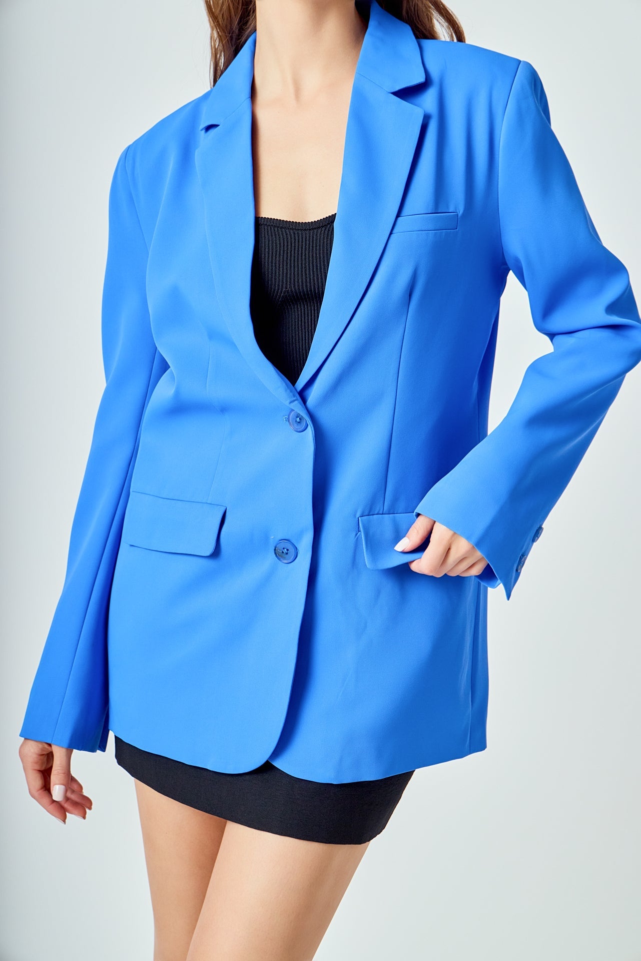 ENDLESS ROSE - Buttery Two Button Blazer - BLAZERS available at Objectrare