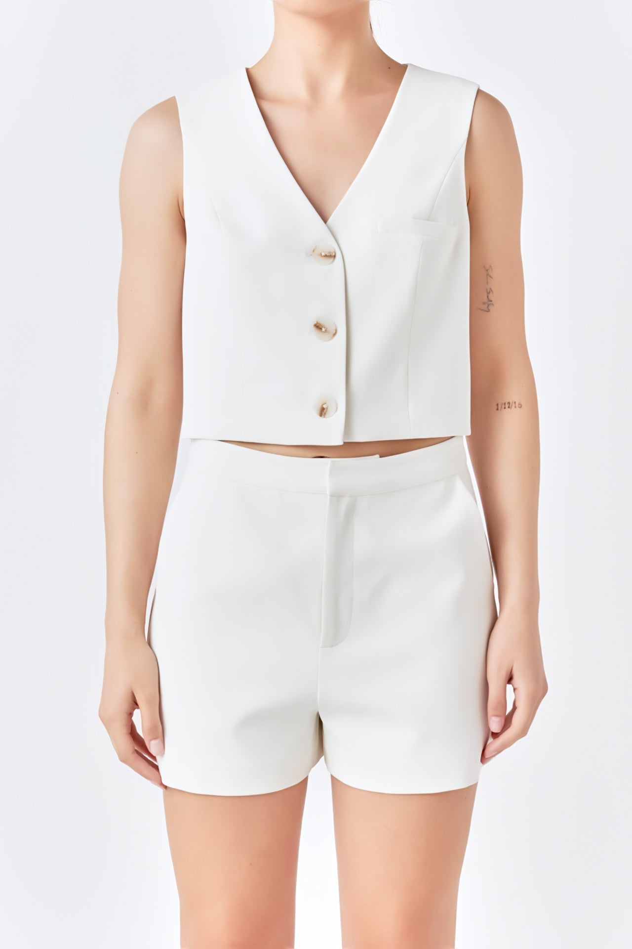 ENDLESS ROSE - Suit Vest Top - TOPS available at Objectrare