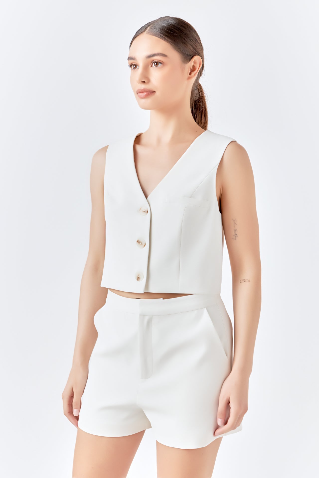 ENDLESS ROSE - Suit Vest Top - TOPS available at Objectrare