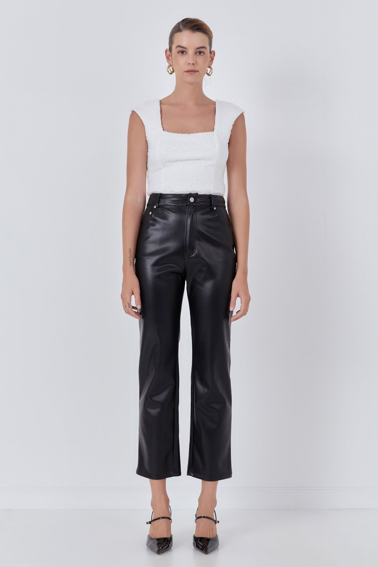 ENDLESS ROSE - Textured Tulle Top - TOPS available at Objectrare