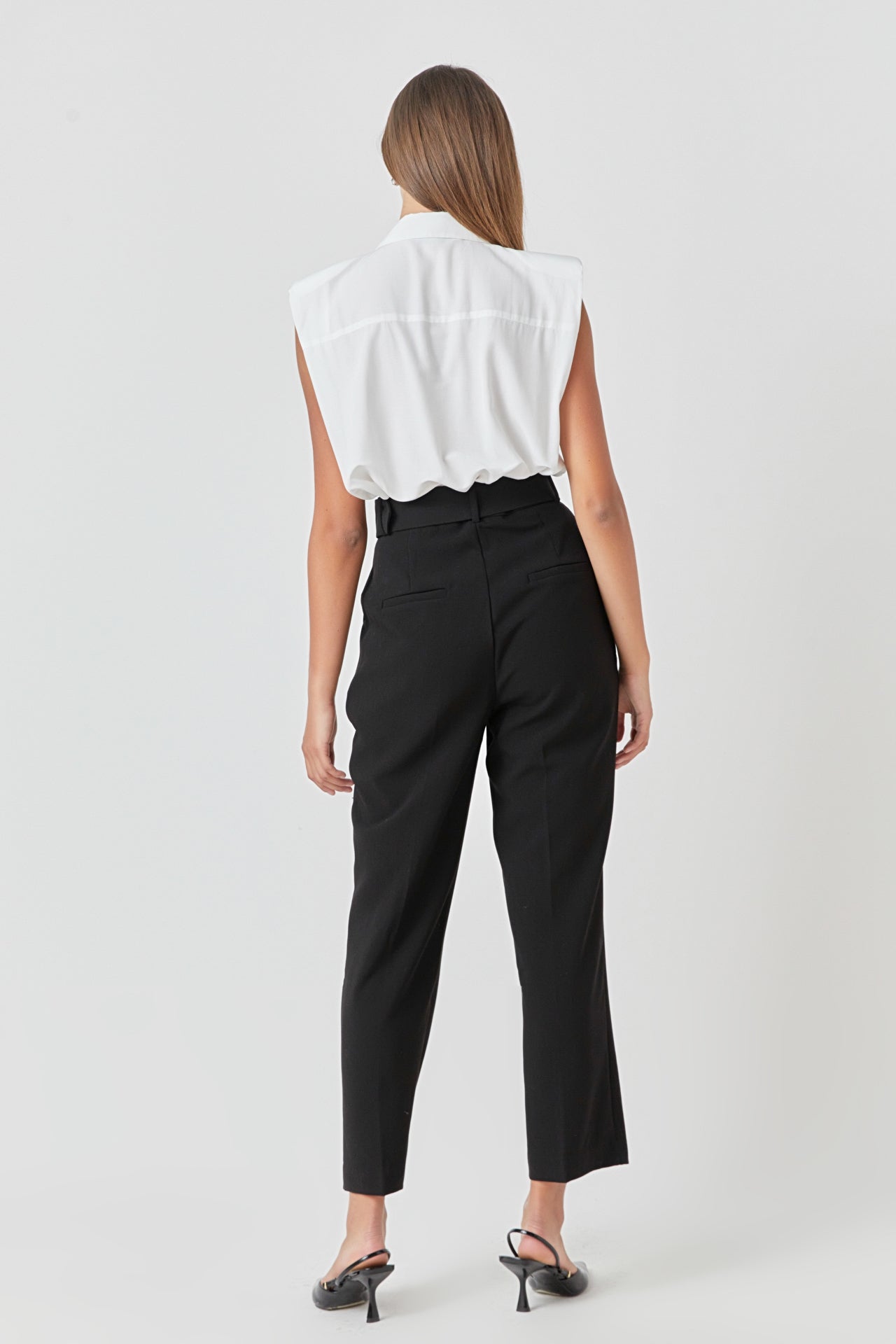 ENDLESS ROSE - High Waisted Trousers - PANTS available at Objectrare