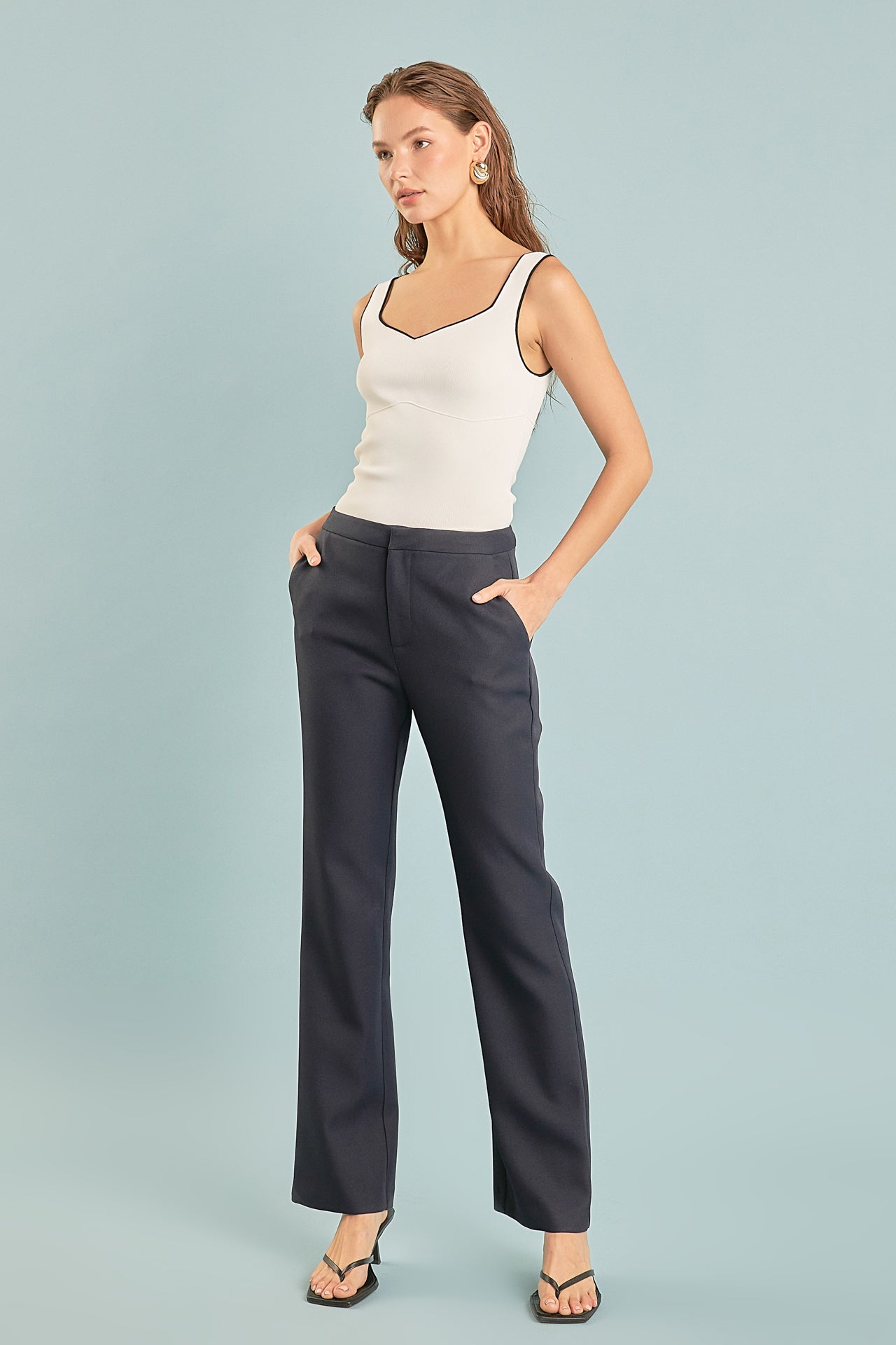 ENDLESS ROSE - Slim Fit Trouser - PANTS available at Objectrare