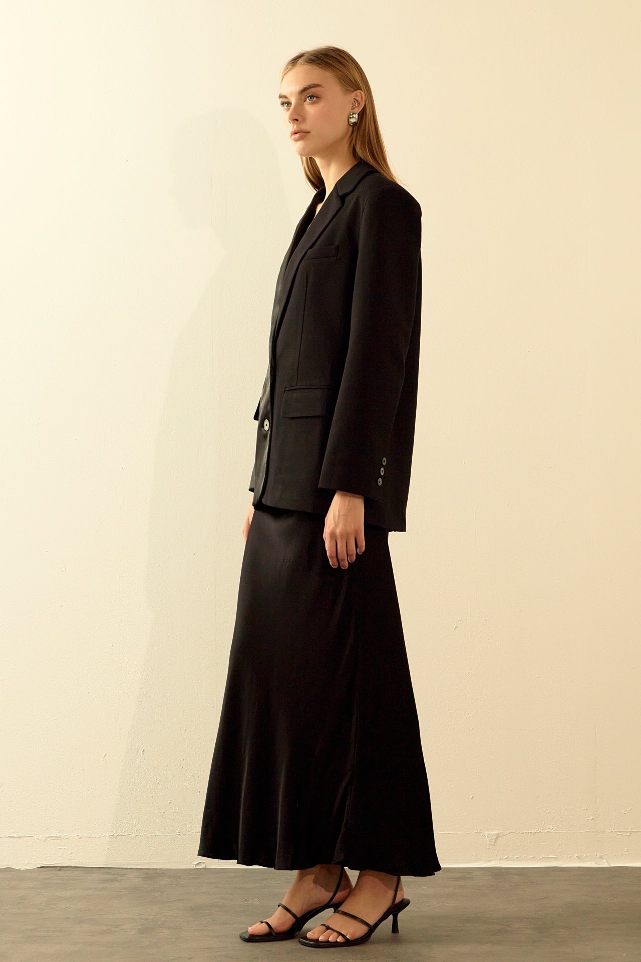 ENDLESS ROSE - Satin Suit Blazer - BLAZERS available at Objectrare