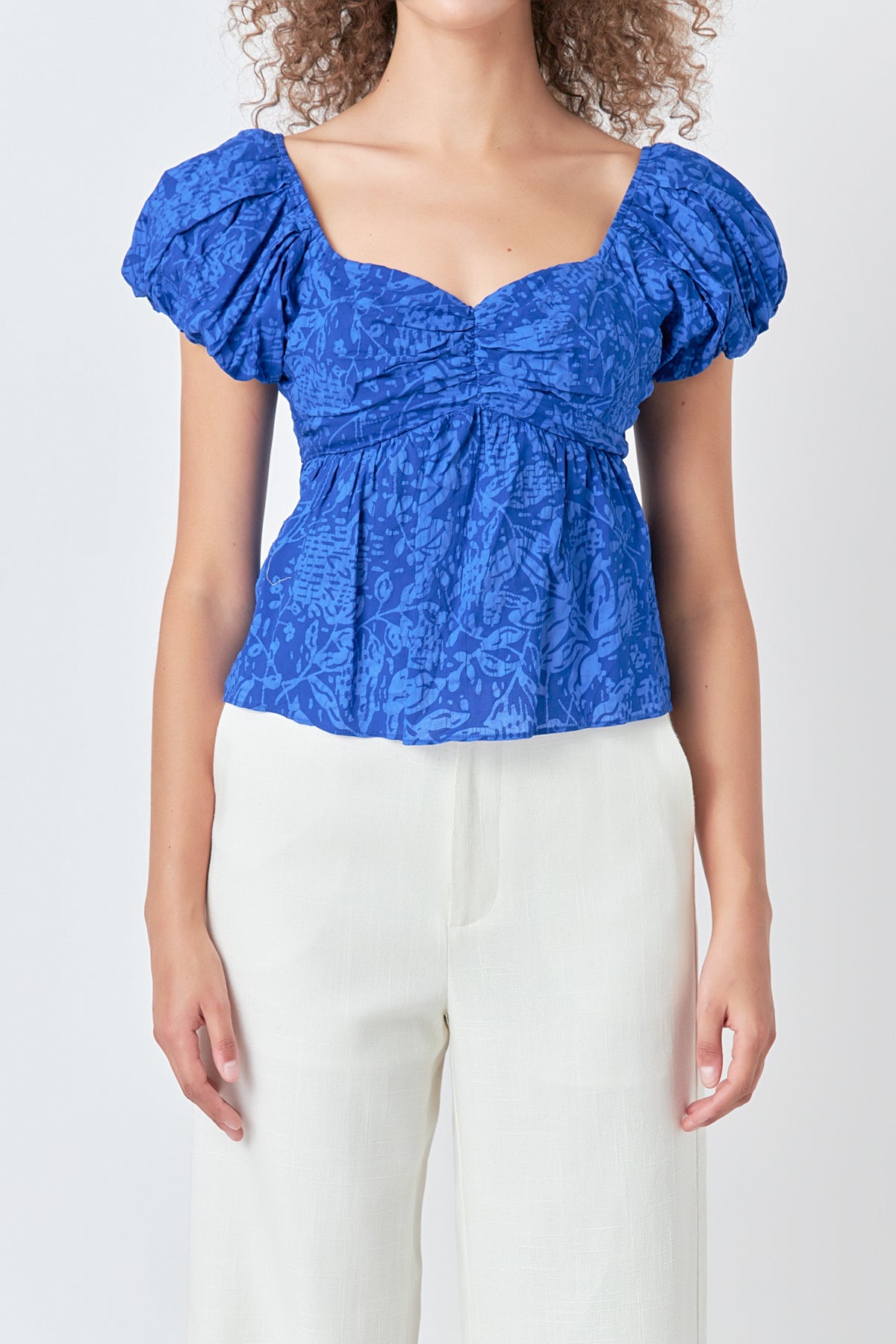 ENDLESS ROSE - Floral Bow Tied Top - TOPS available at Objectrare