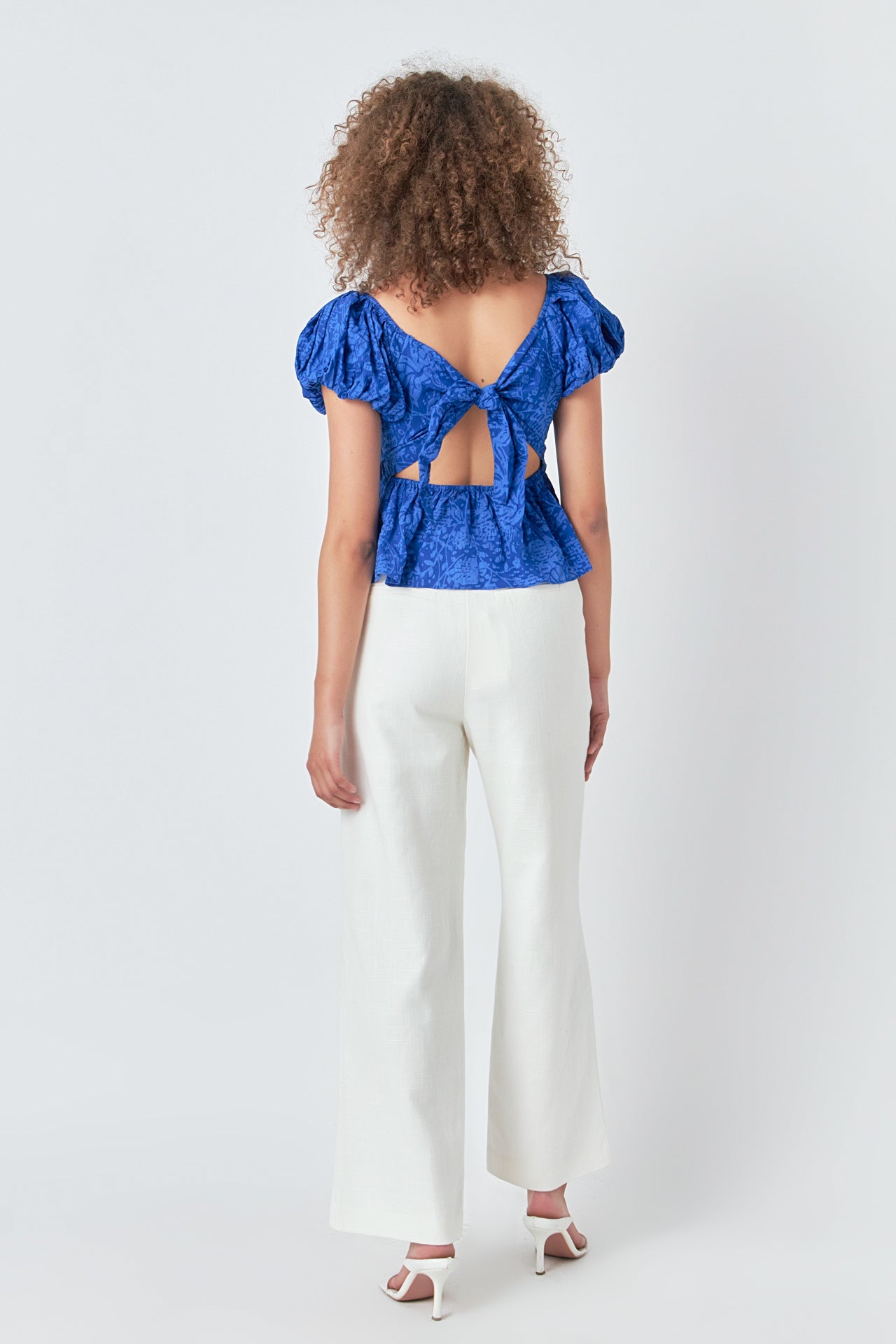 ENDLESS ROSE - Floral Bow Tied Top - TOPS available at Objectrare