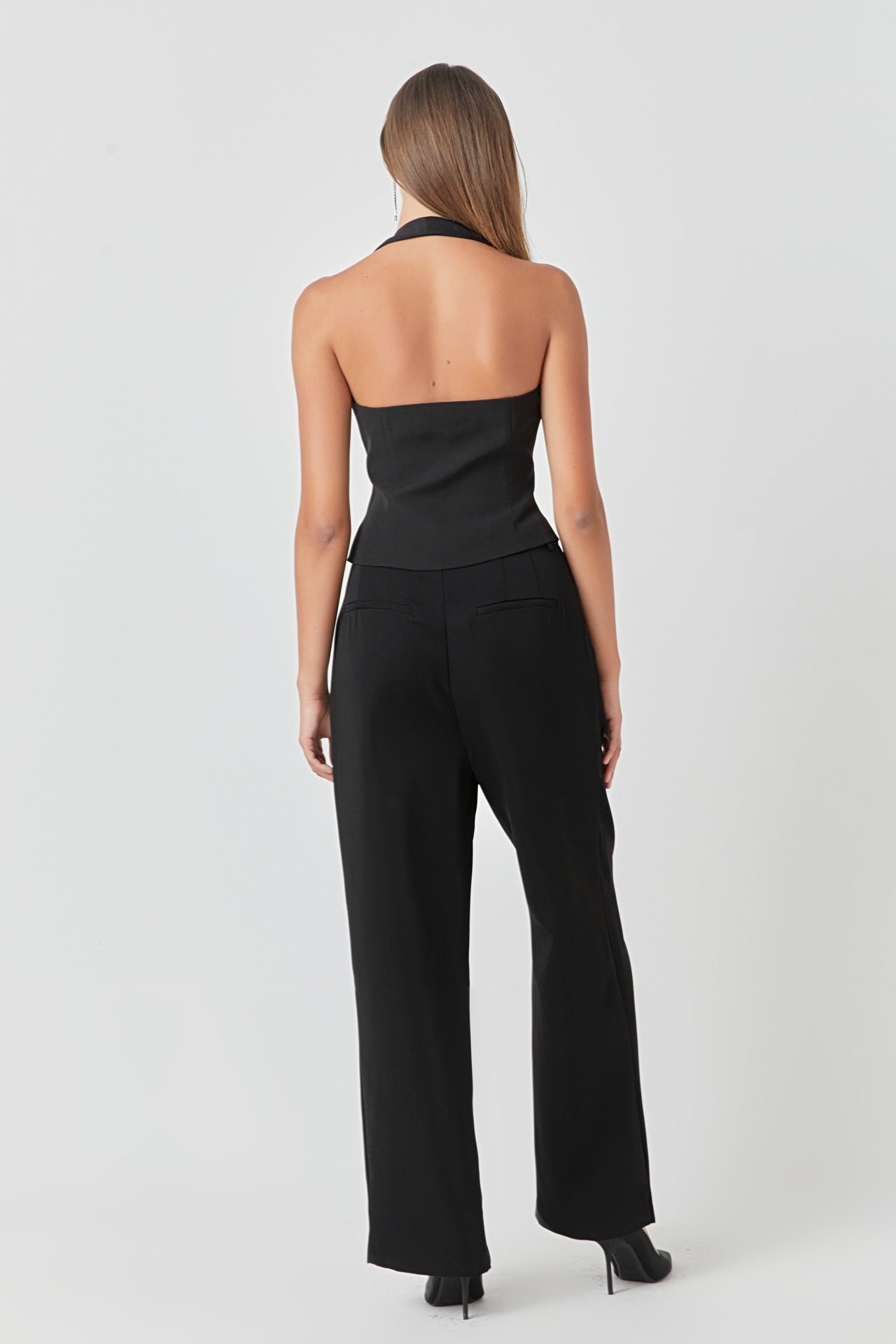 ENDLESS ROSE - Halter Tailored Vest - TOPS available at Objectrare
