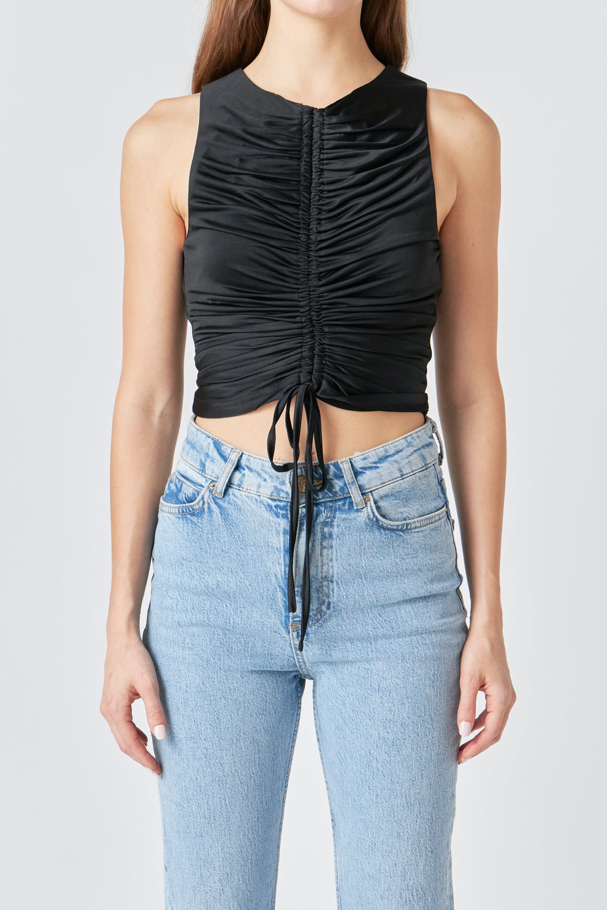 Stretch Ruched Tank Top