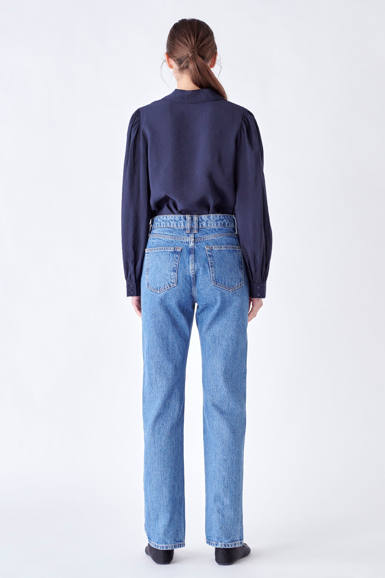 ENGLISH FACTORY - Scallop Collared Dress Shirt - TOPS available at Objectrare