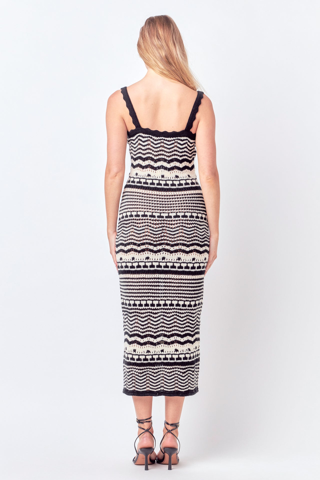 FREE THE ROSES - Crochet Knit Maxi Dress - DRESSES available at Objectrare