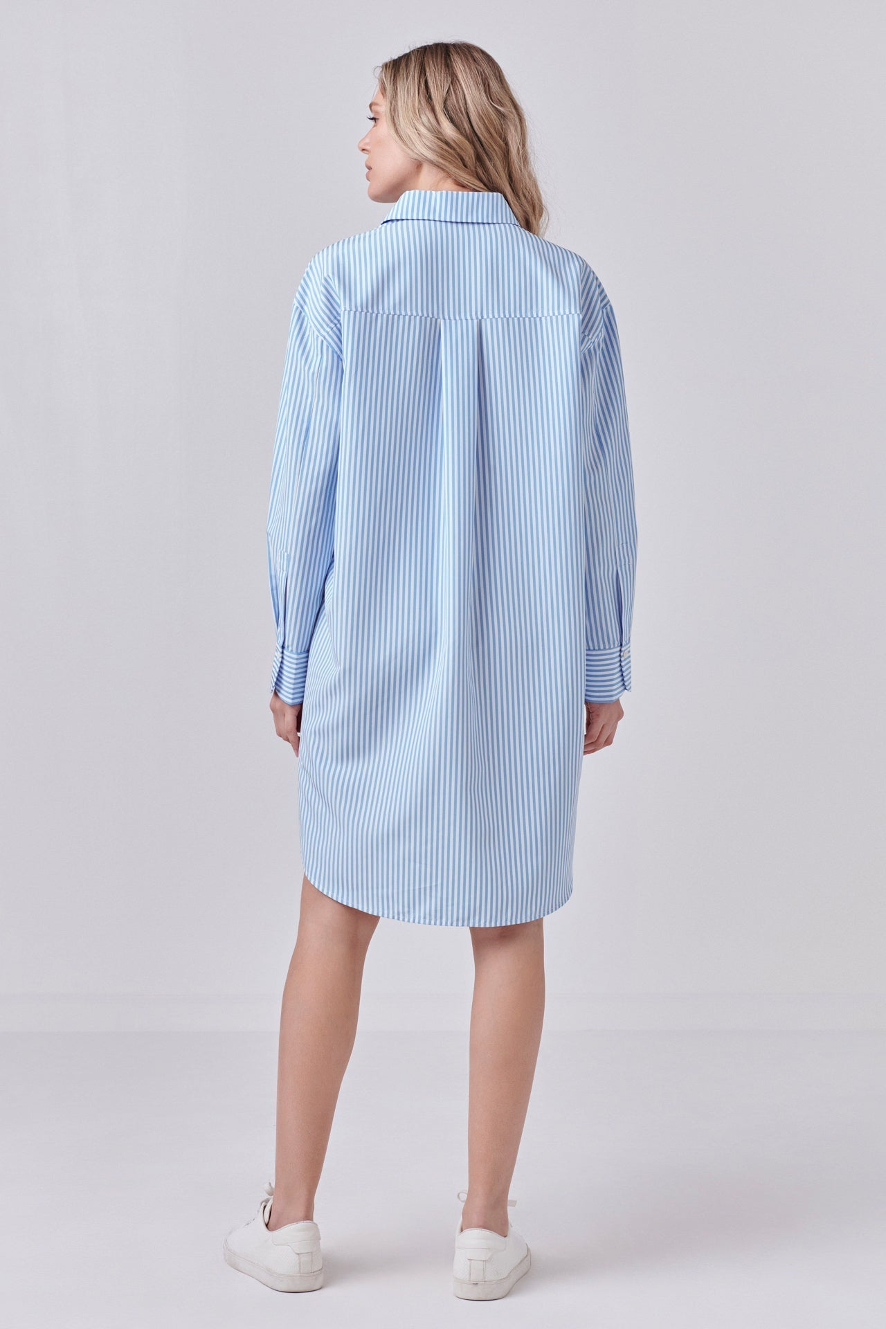 ENGLISH FACTORY - Striped Shirt Dress - DRESSES available at Objectrare