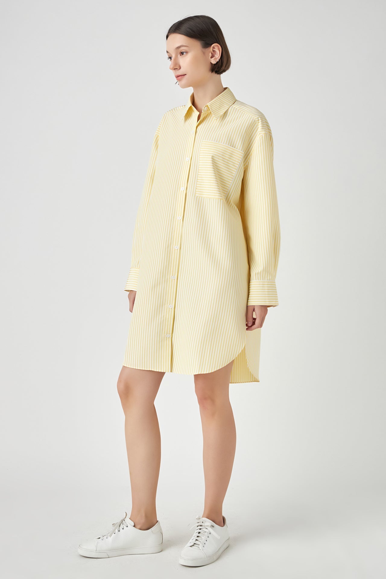 ENGLISH FACTORY - Striped Shirt Dress - DRESSES available at Objectrare