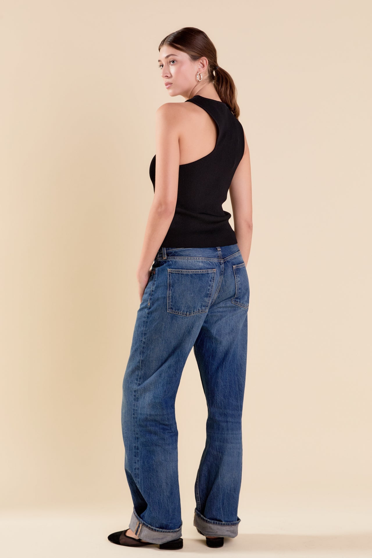 ENDLESS ROSE - Cutout Knit Top - TOPS available at Objectrare