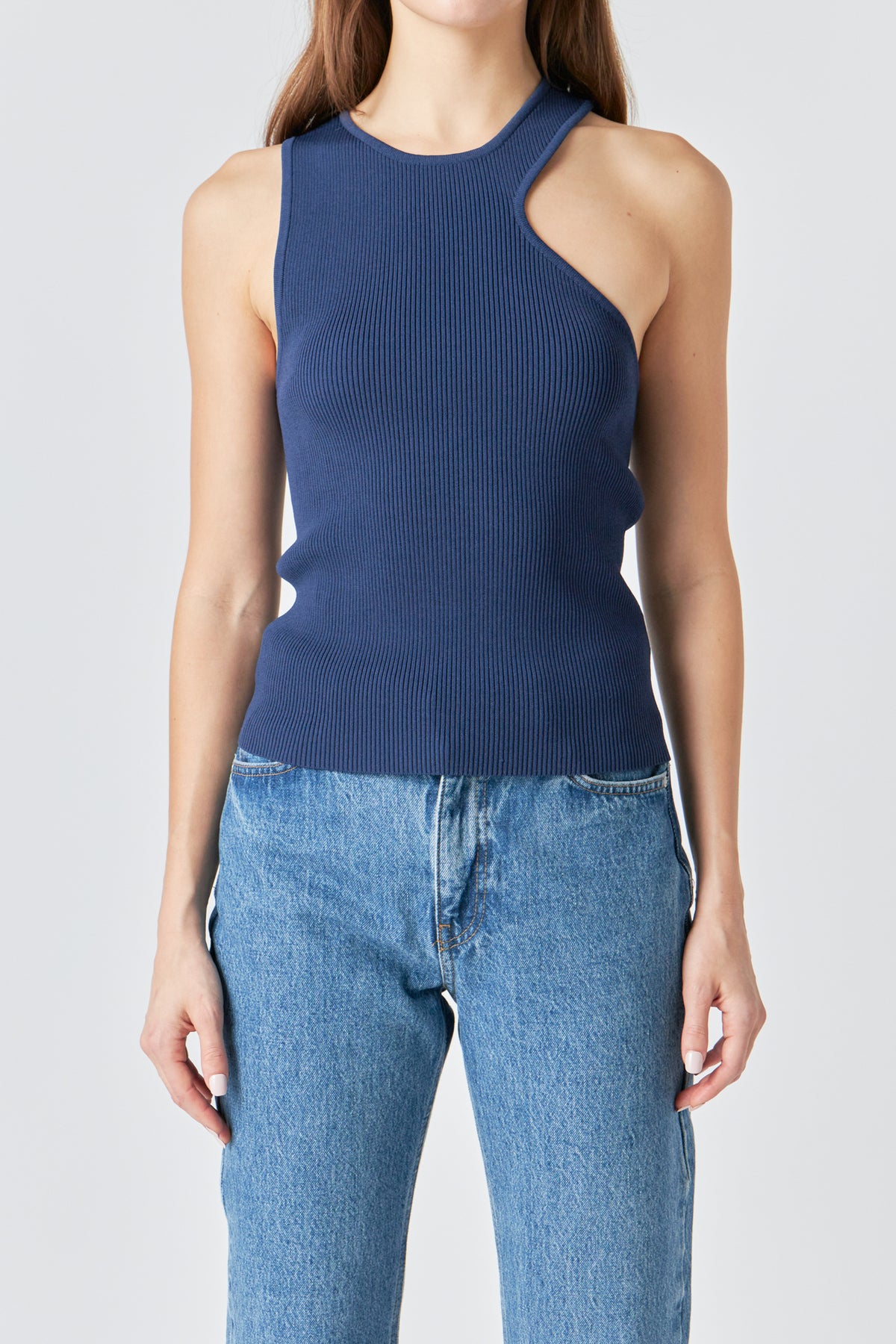 ENDLESS ROSE - Cutout Knit Top - TOPS available at Objectrare