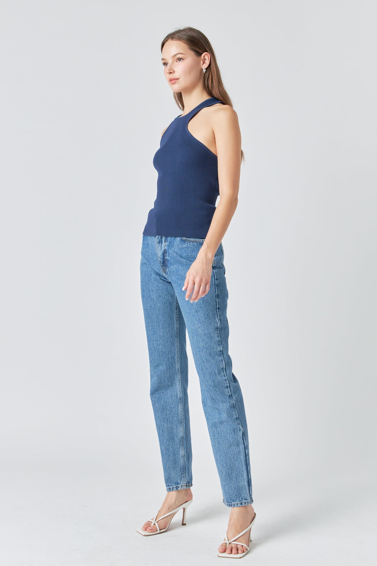 ENDLESS ROSE - Cutout Knit Top - TOPS available at Objectrare