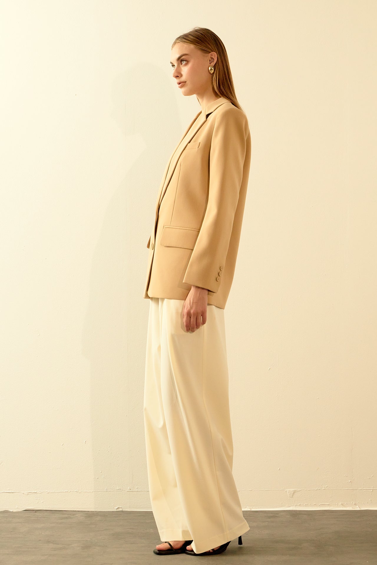 ENDLESS ROSE - Single Breast 2 Piece Button Blazer - BLAZERS available at Objectrare