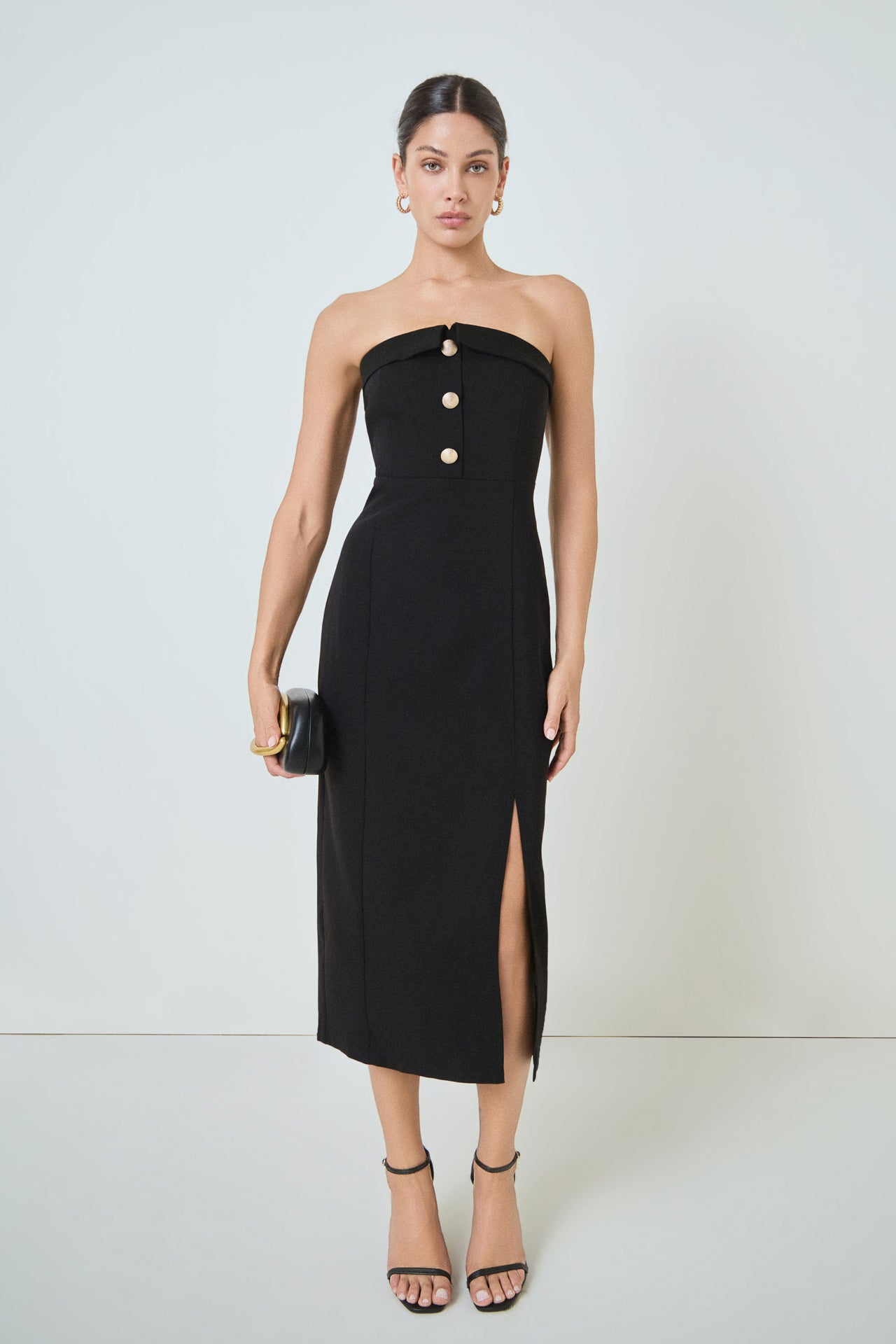 Strapless Midi Dress Strapless Midi Dress