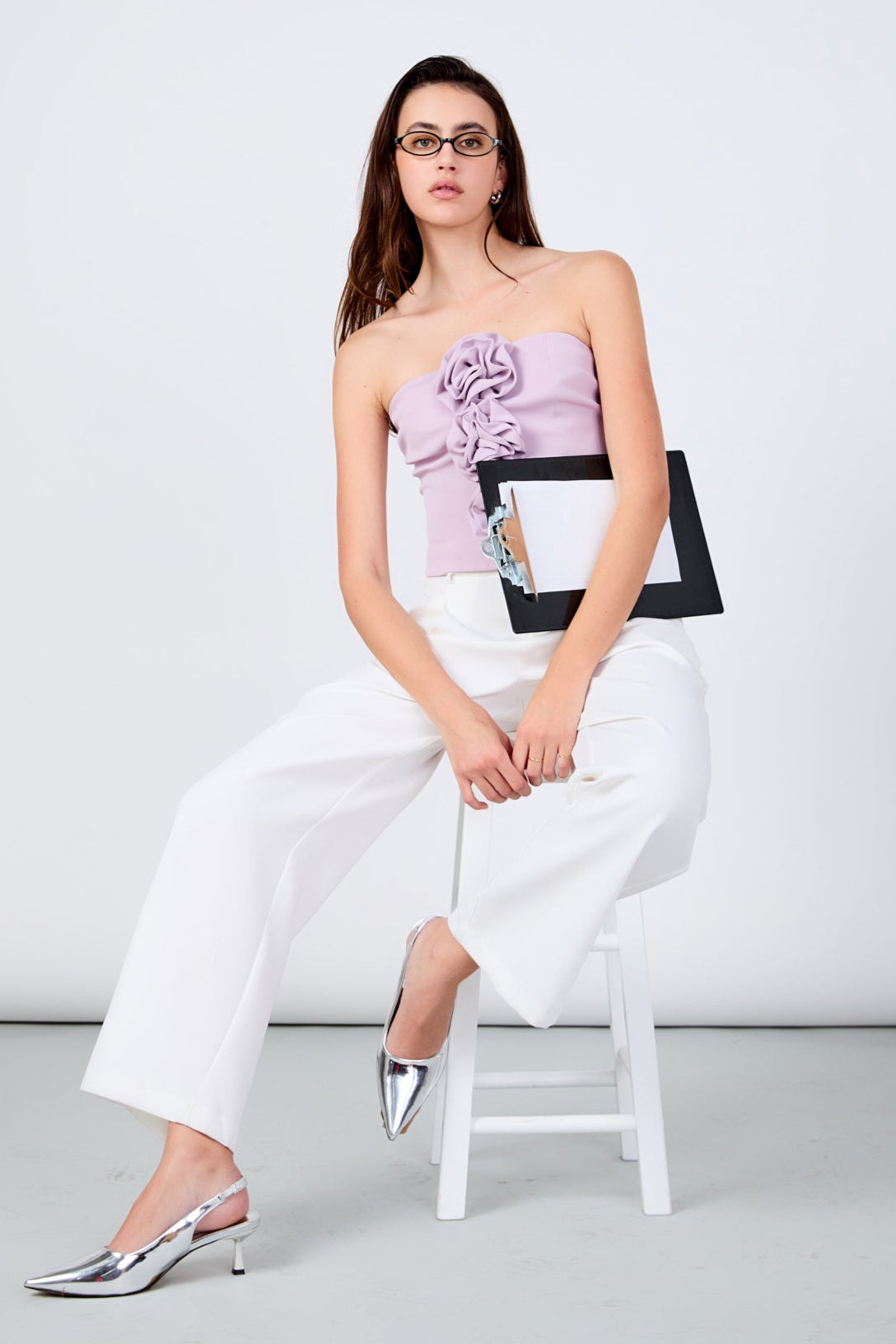 ENDLESS ROSE - Strapless Rose Top - TOPS available at Objectrare