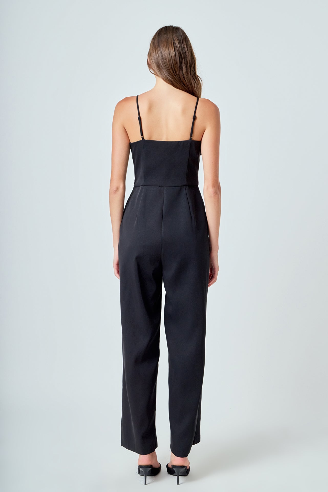 ENDLESS ROSE - Flower Trim Jumpsuit - JUMPSUITS available at Objectrare