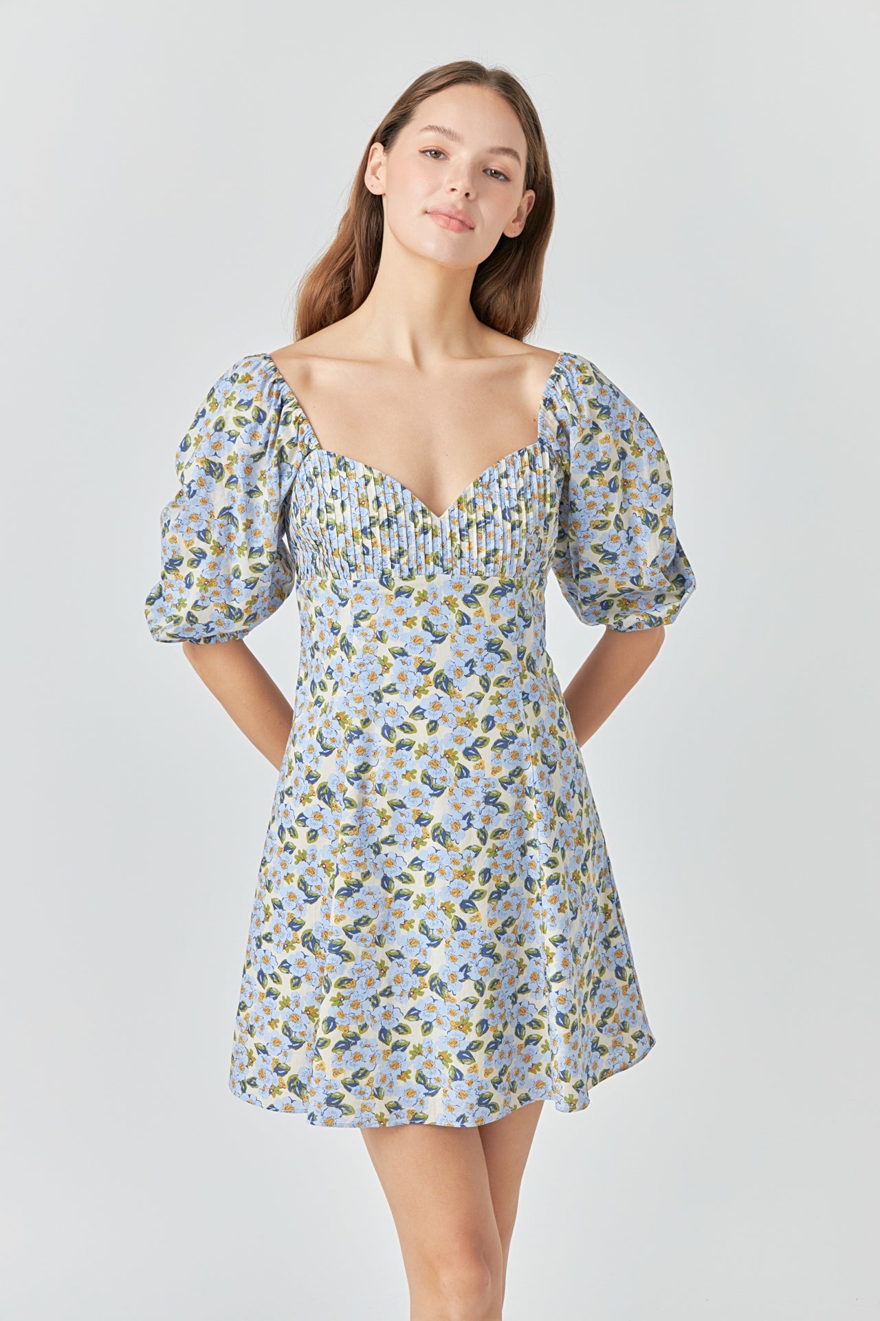 ENDLESS ROSE - Pintuck Mini Dress - DRESSES available at Objectrare