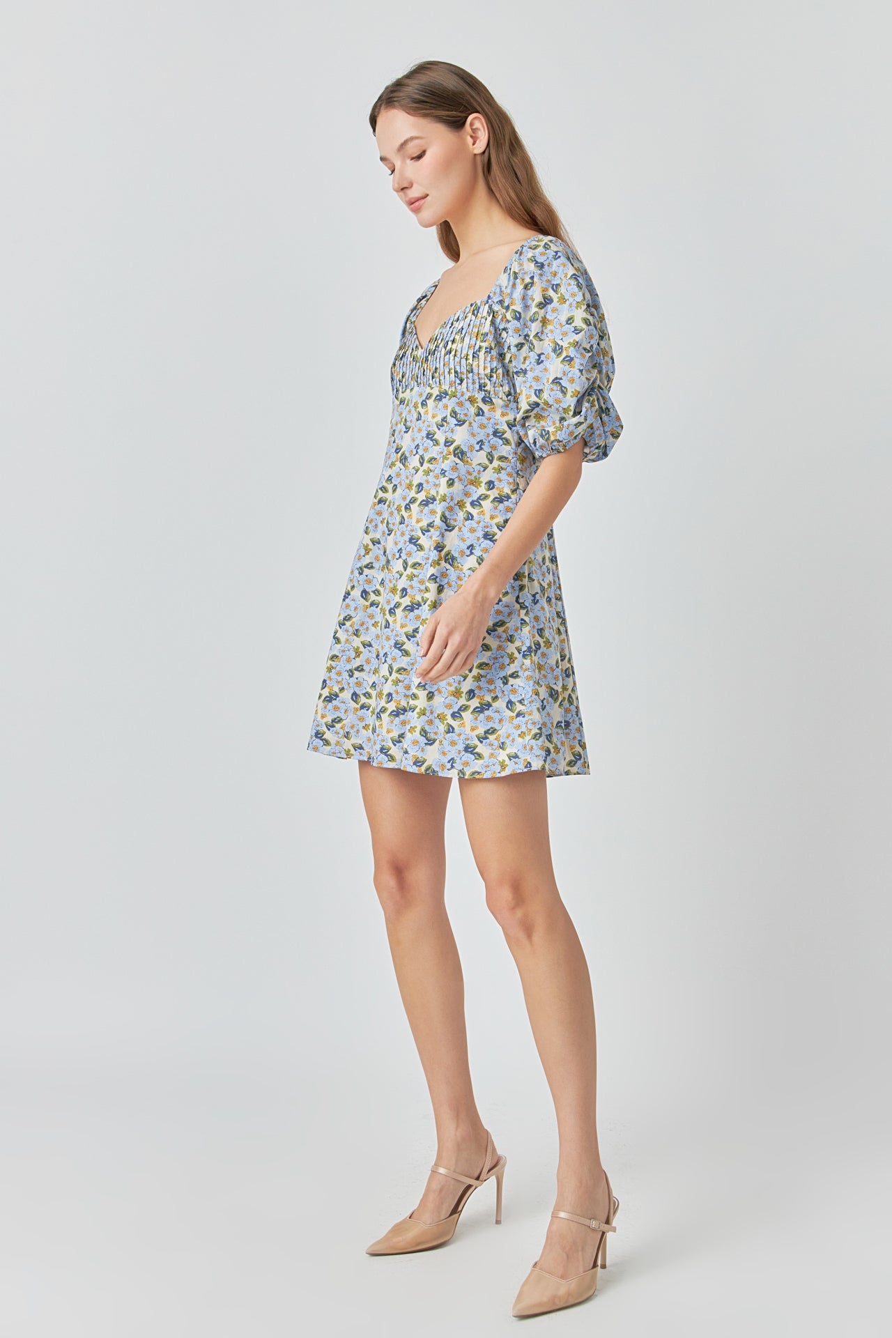 ENDLESS ROSE - Pintuck Mini Dress - DRESSES available at Objectrare
