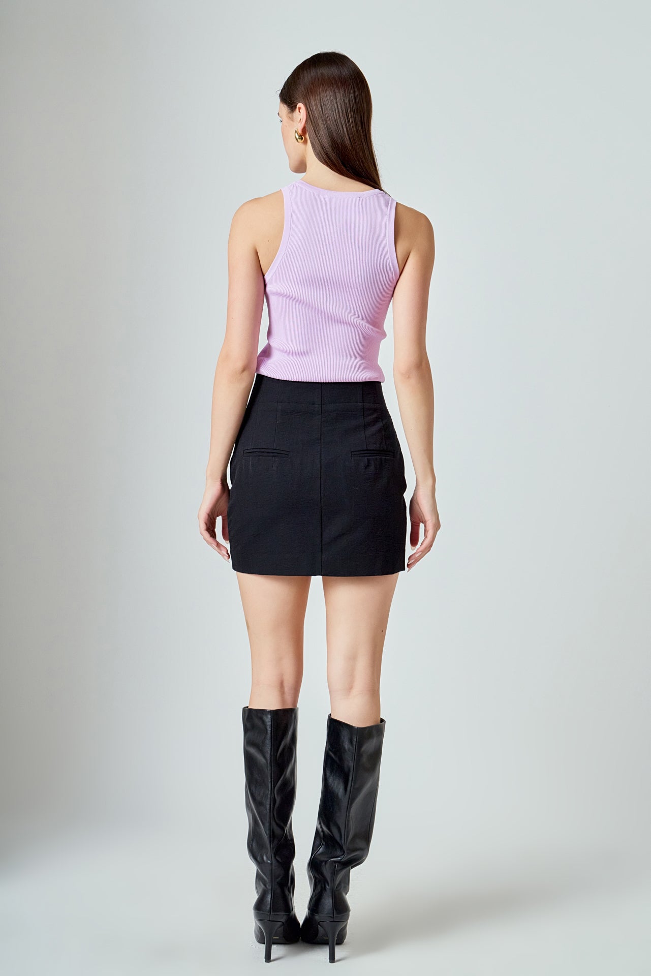 ENDLESS ROSE - Basic Ribbed Tank Top - TOPS available at Objectrare