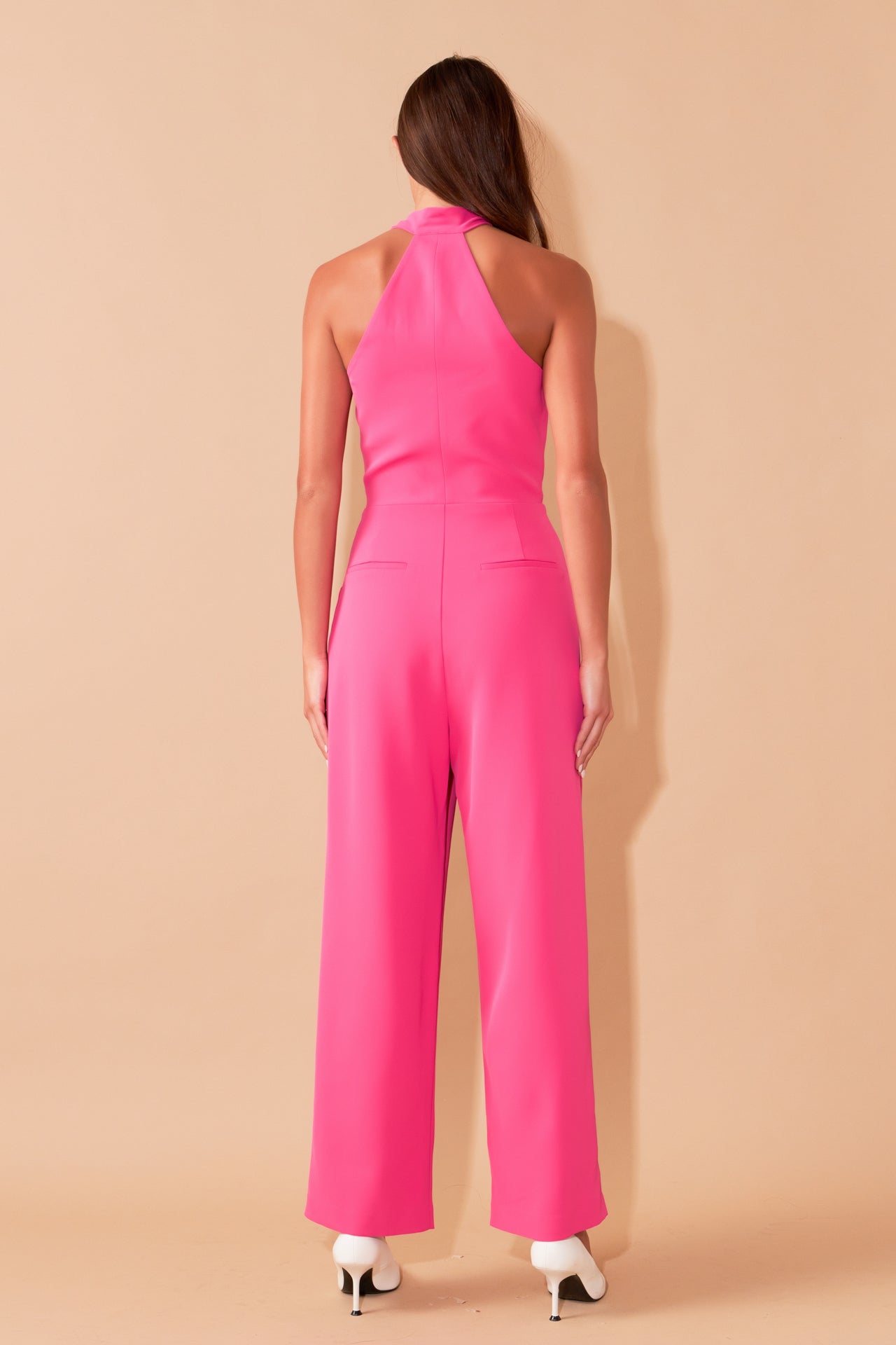 ENDLESS ROSE - Front Tie Strapless Jumpsuit - JUMPSUITS available at Objectrare