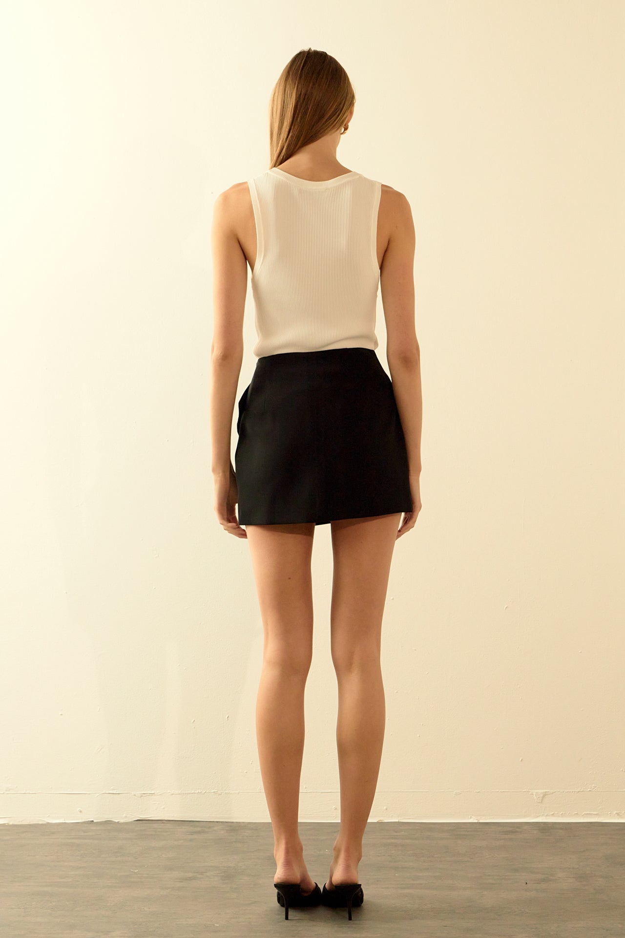ENDLESS ROSE - Bow Mini Skort - SKORTS available at Objectrare