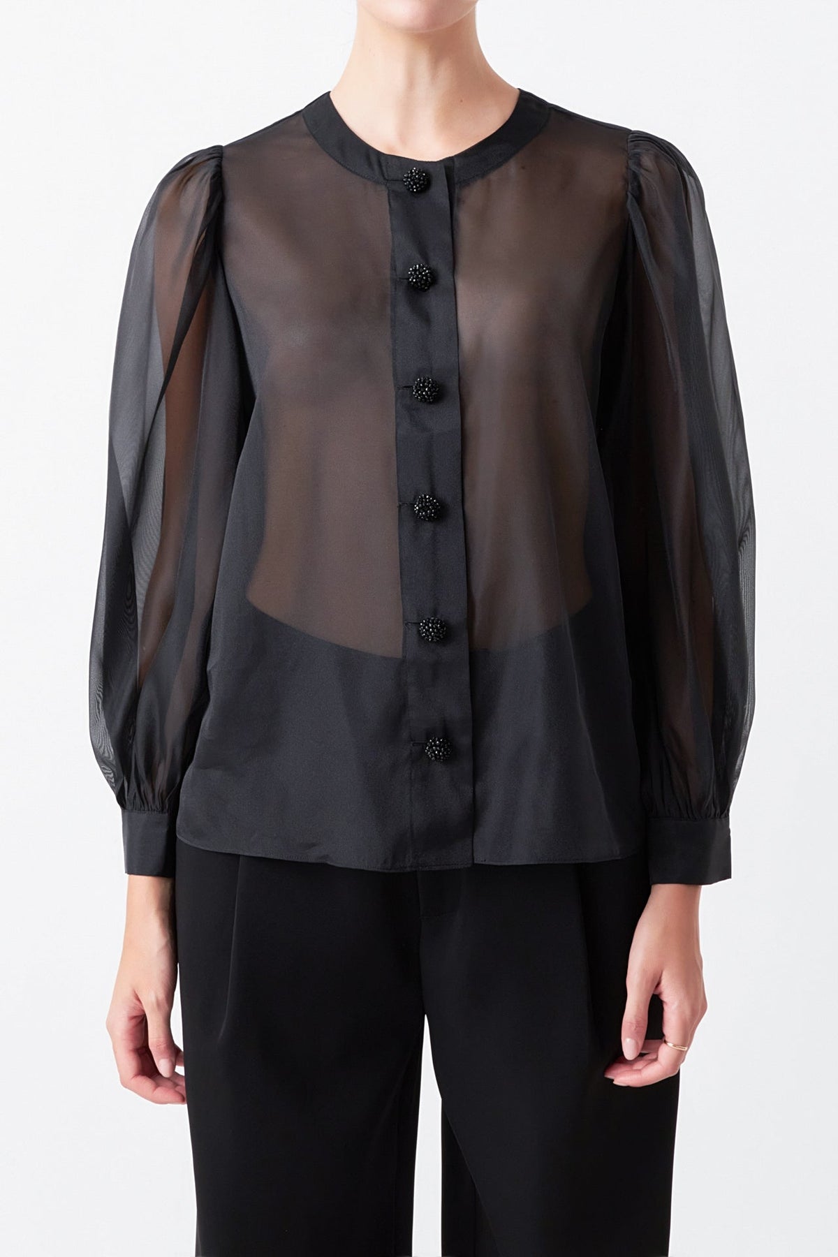 Organza Jewel Top